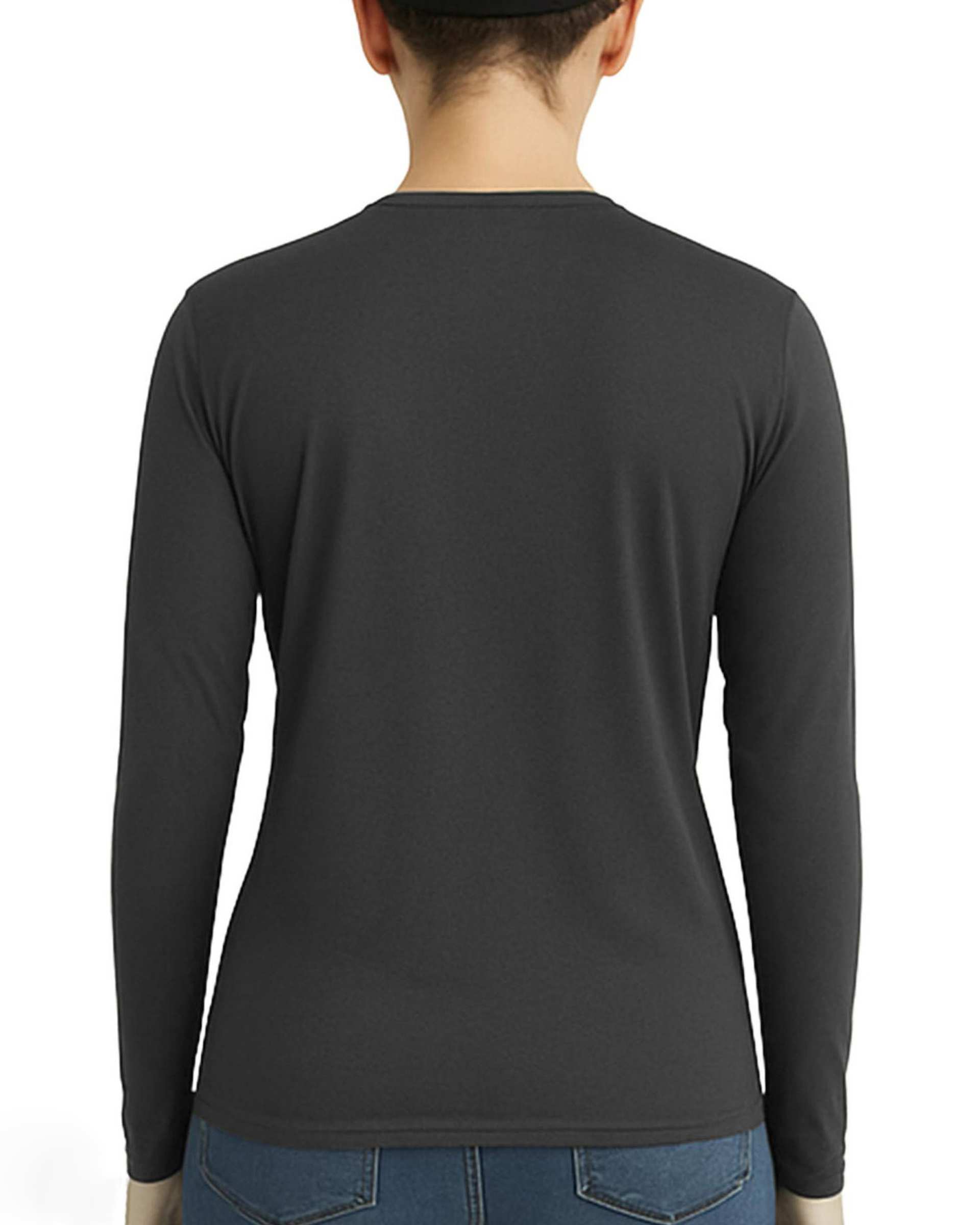 تیشرت ورزشی زنانه آستین بلند زغالی یونی پرو Unipro کد 812554401