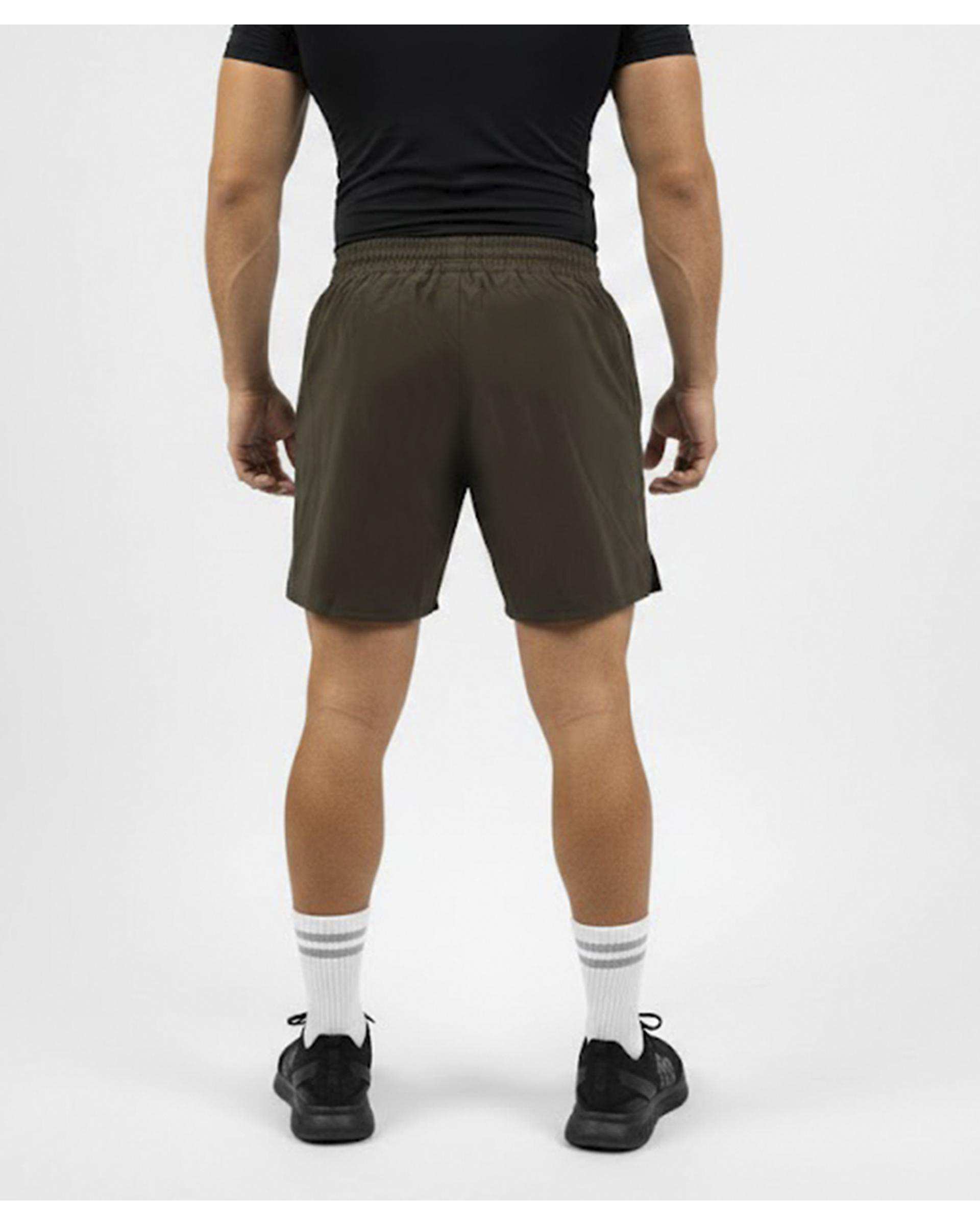 شلوارک ورزشی مردانه سبز زیتونی یونی پرو Unipro کد 912155102