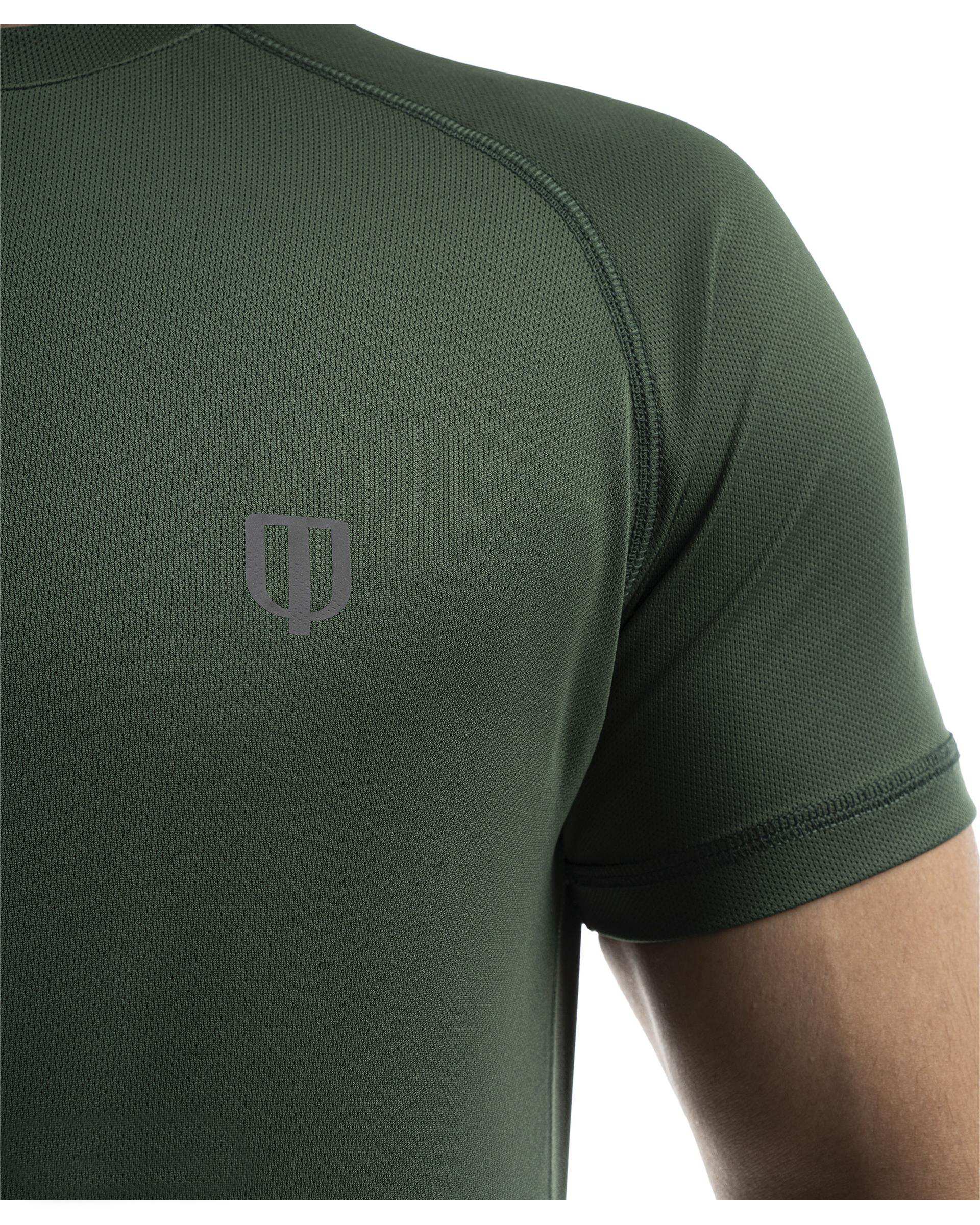تیشرت ورزشی مردانه سبز تیره یونی پرو Unipro کد 912124302