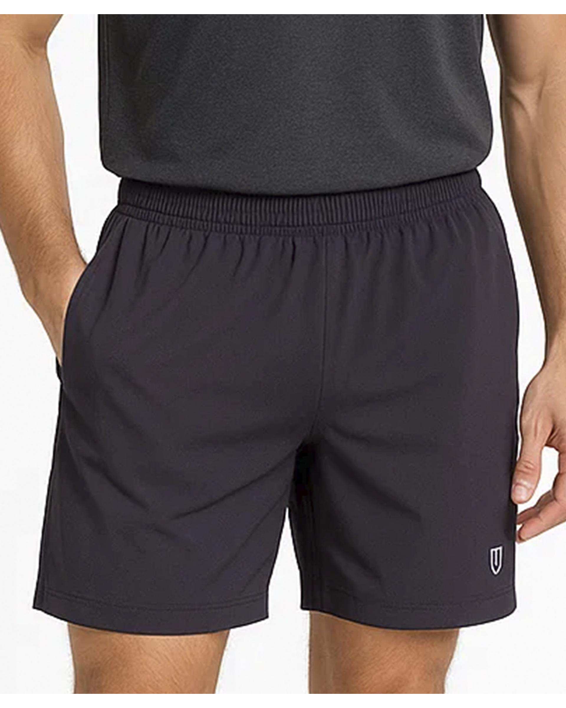 شلوارک ورزشی مردانه بادمجانی یونی پرو Unipro کد 912154305