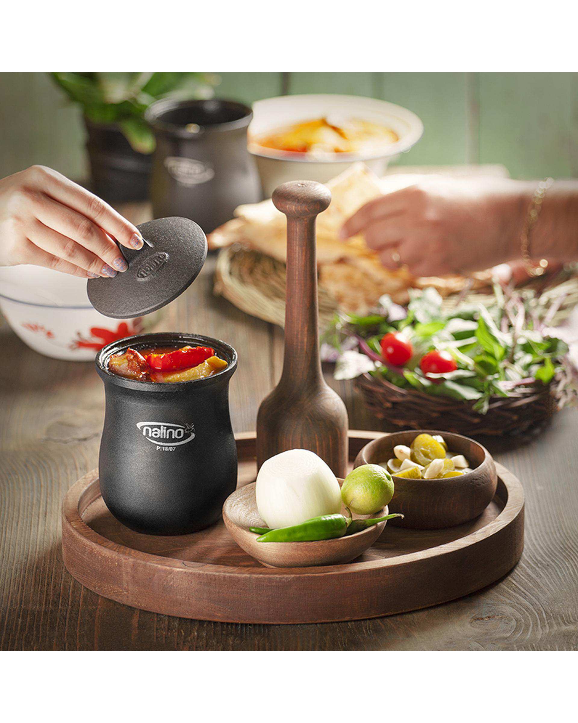 ظرف دیزی چدن نالینو Nalino مدل Singie Plus