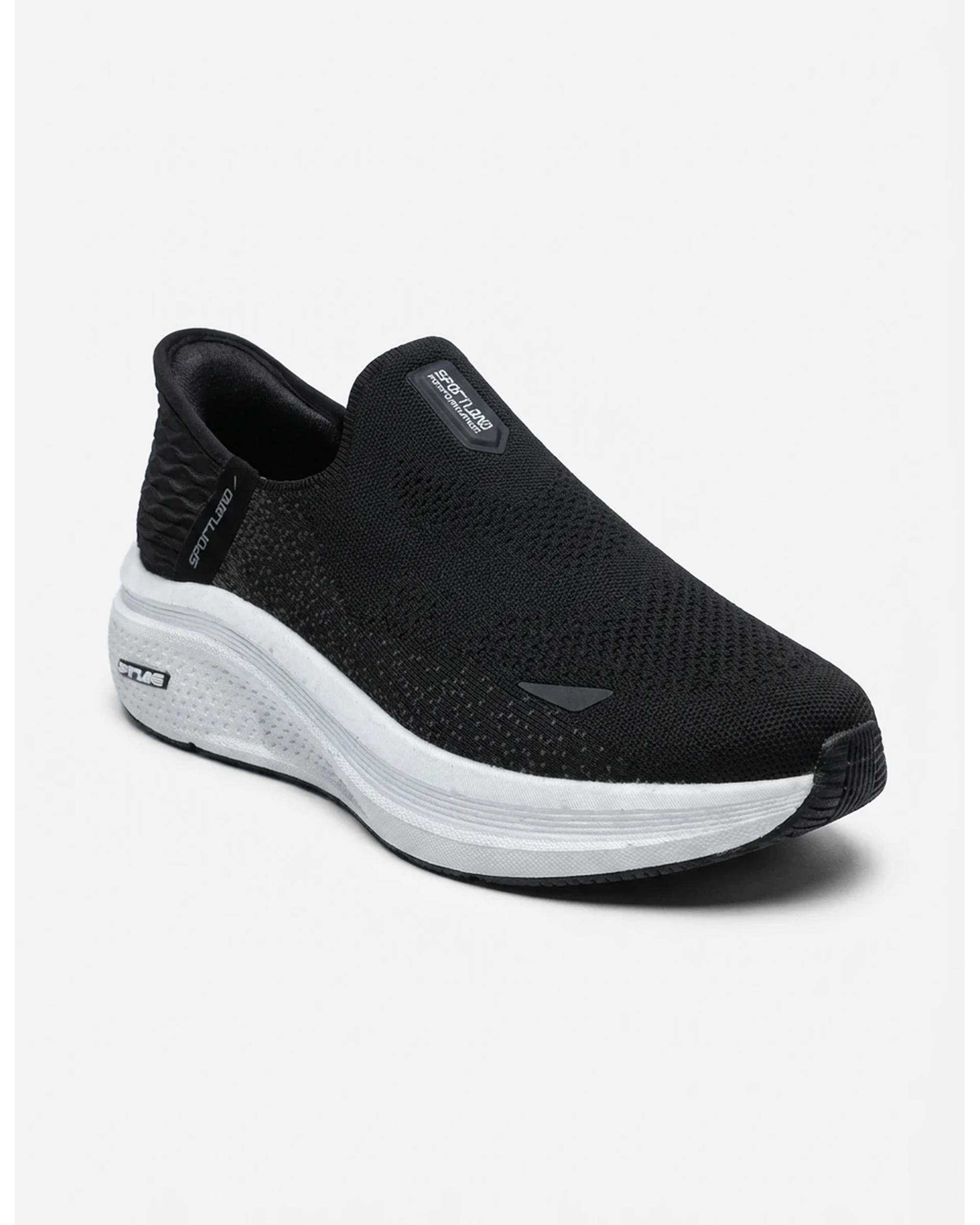 کفش ورزشی مردانه مشکی سفید اسپورتلند SportLand مدل Lite Sprint M کد 119816