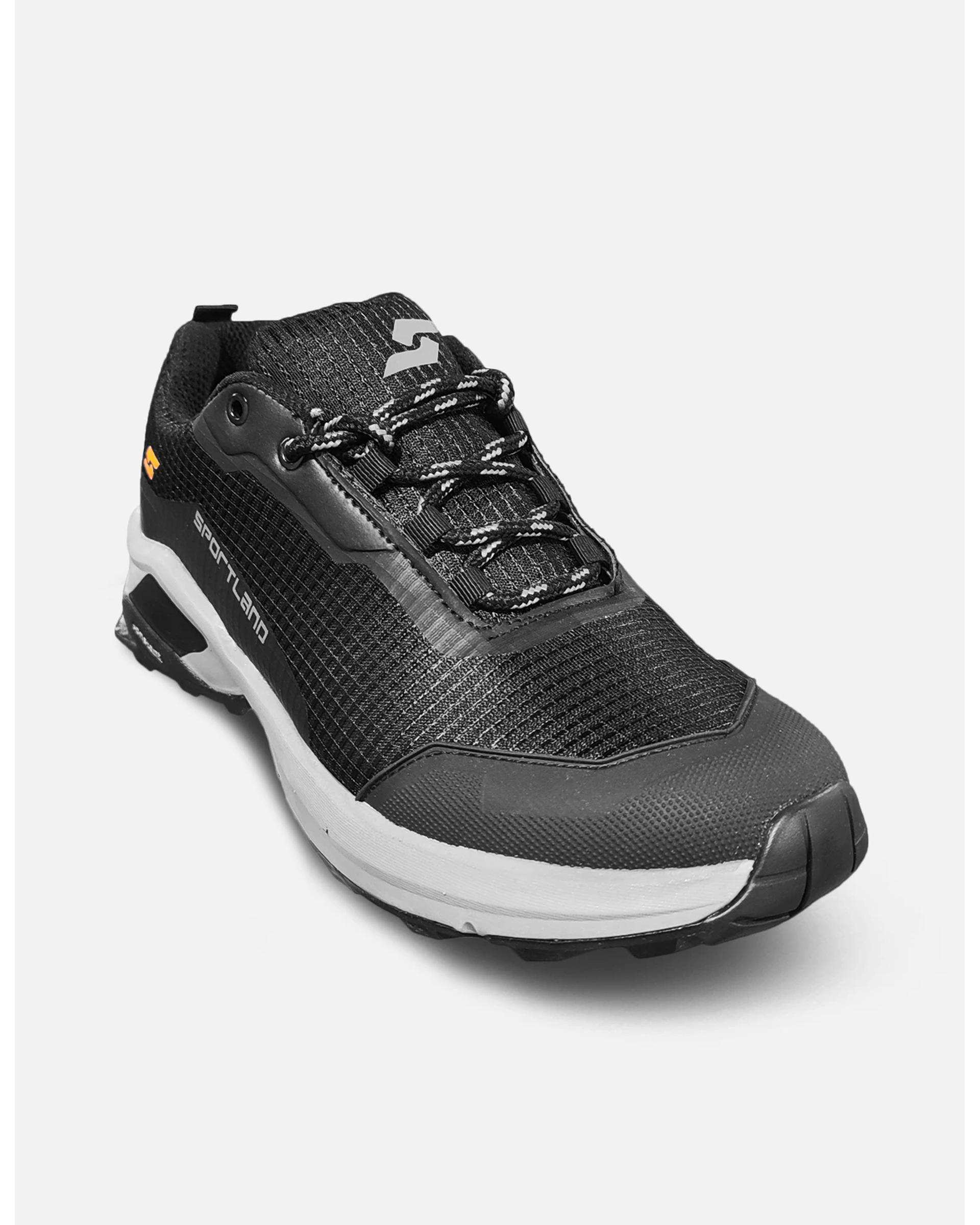 کفش ورزشی مردانه مشکی طوسی اسپورتلند SportLand مدل Prime Walk M کد 120401