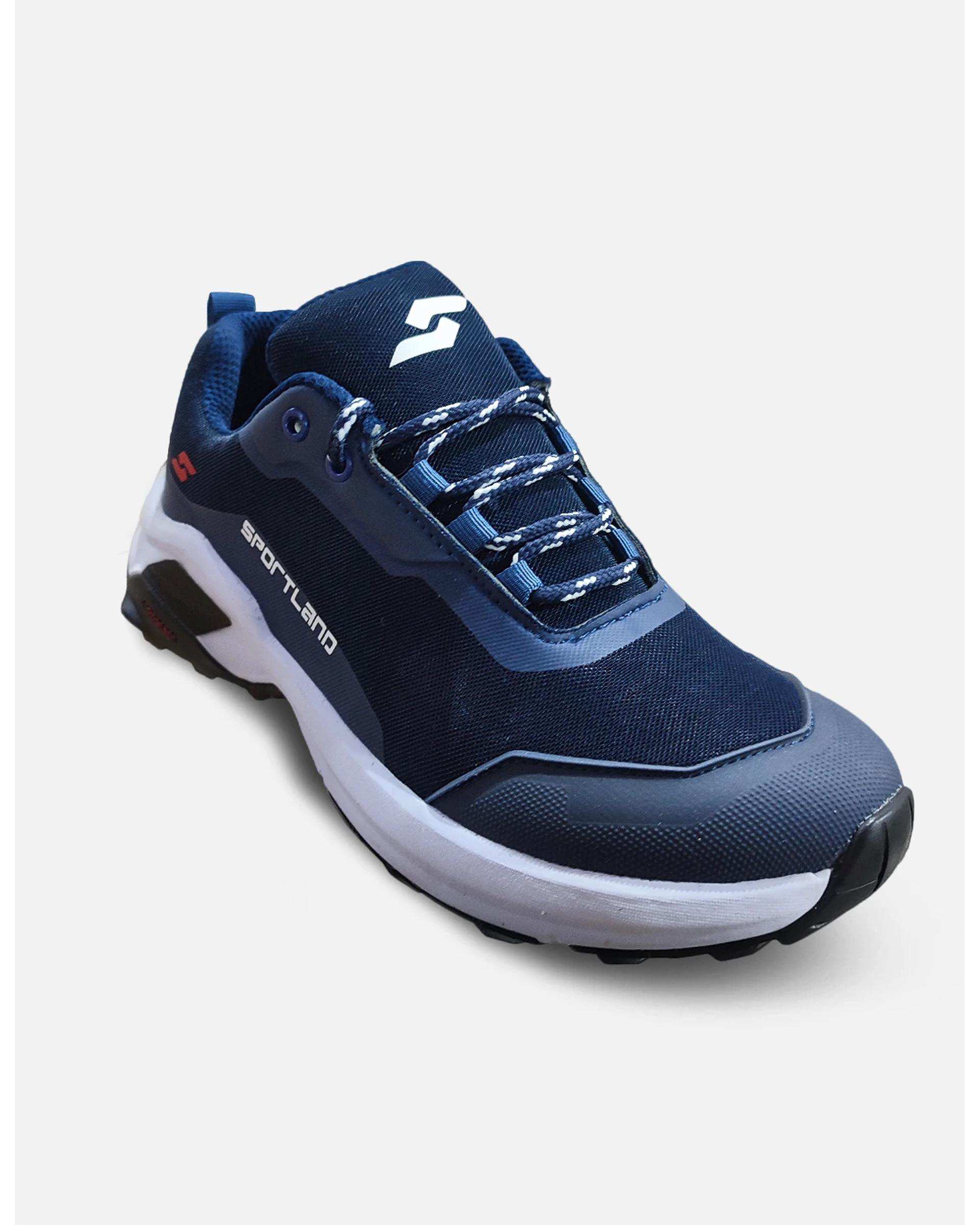 کفش ورزشی مردانه سرمه ای سفید اسپورتلند SportLand مدل Stride Walk M کد 120404