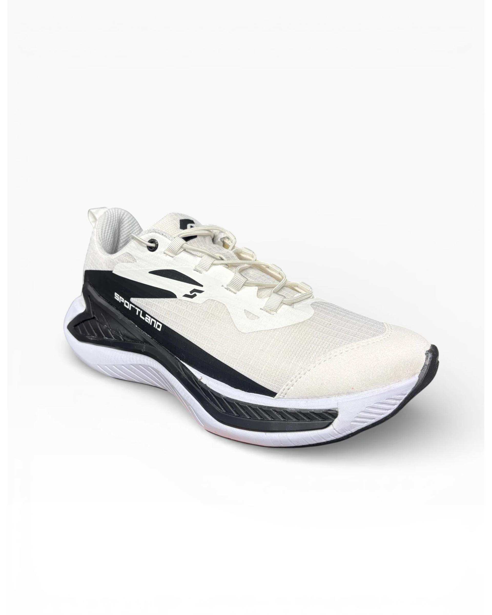کفش ورزشی مردانه سفید مشکی اسپورتلند SportLand مدل Active Steps M کد 120405