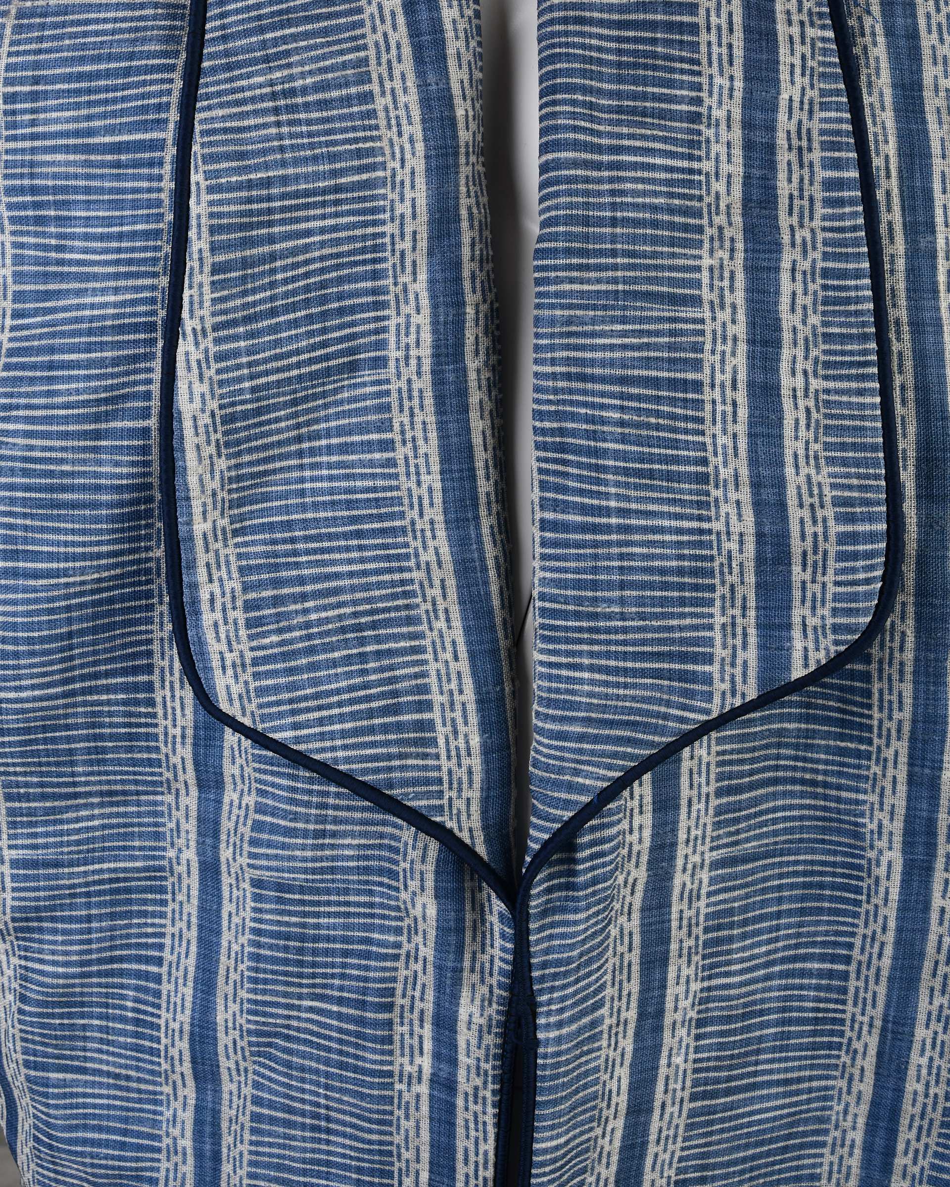 مانتو زنانه کیمونو آبی سین صاد Sin Saad مدل minoo