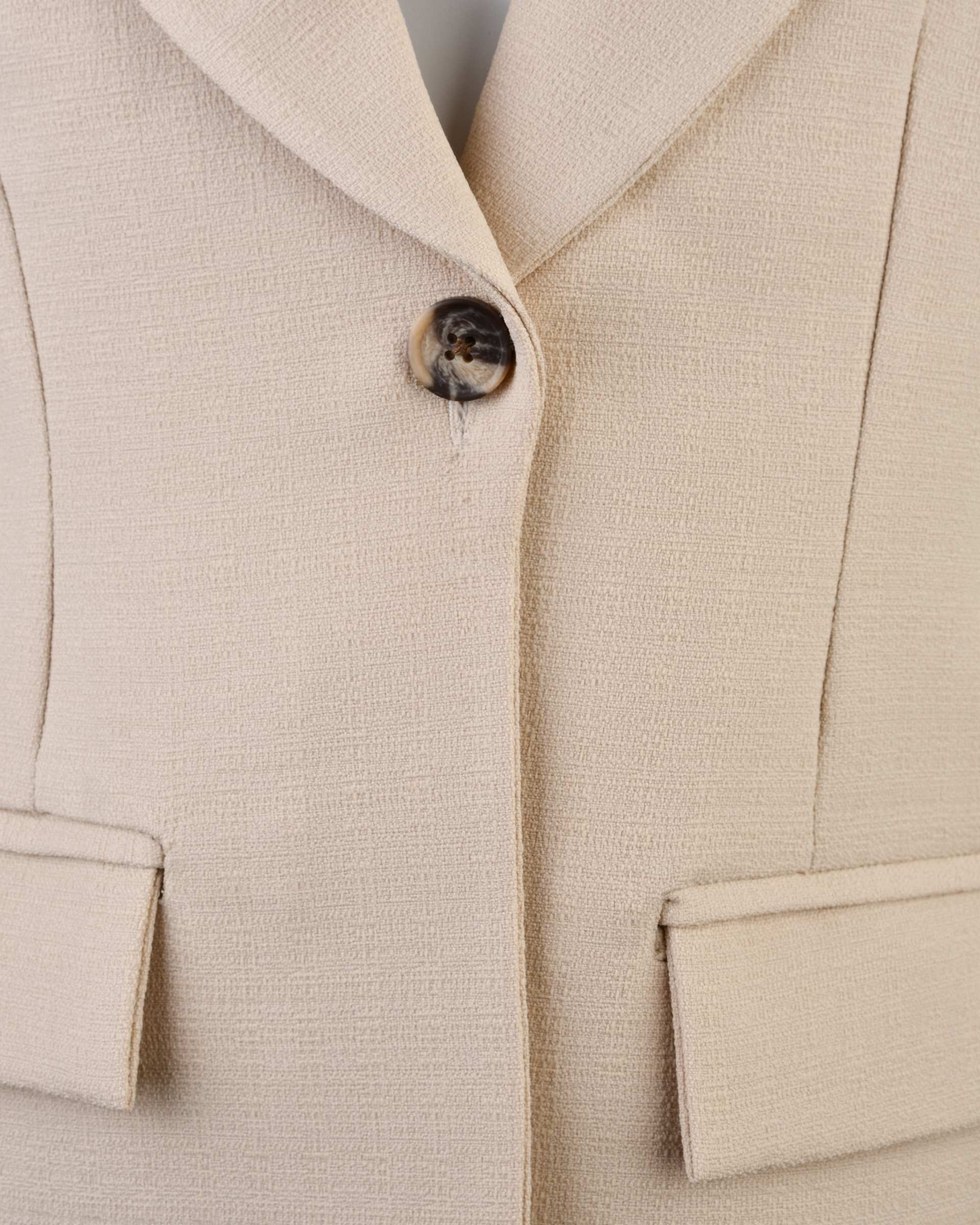 مانتو کتی زنانه کرم سین صاد Sin Saad مدل nina