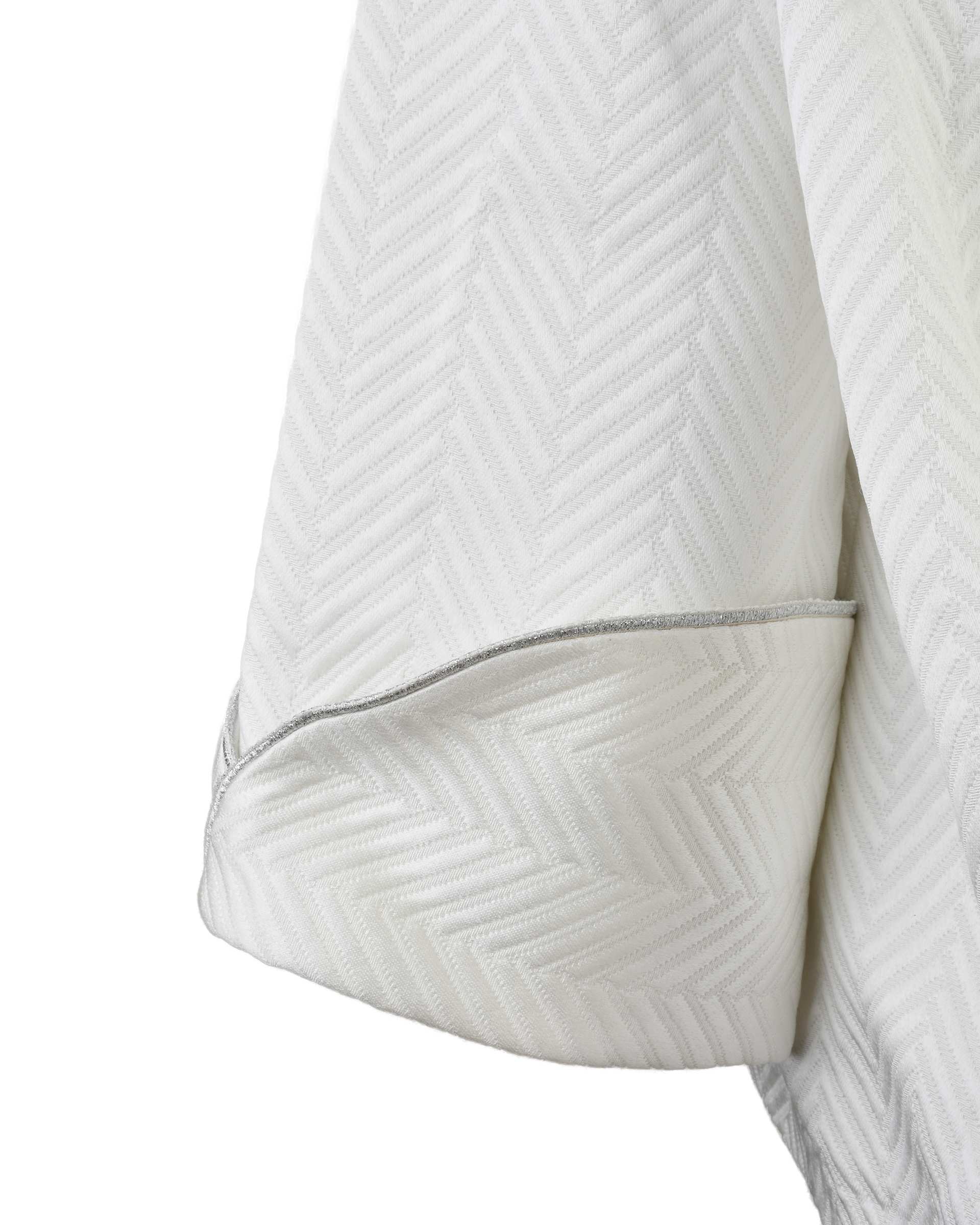 مانتو کتی زنانه سفید سین صاد Sin Saad مدل sepidar