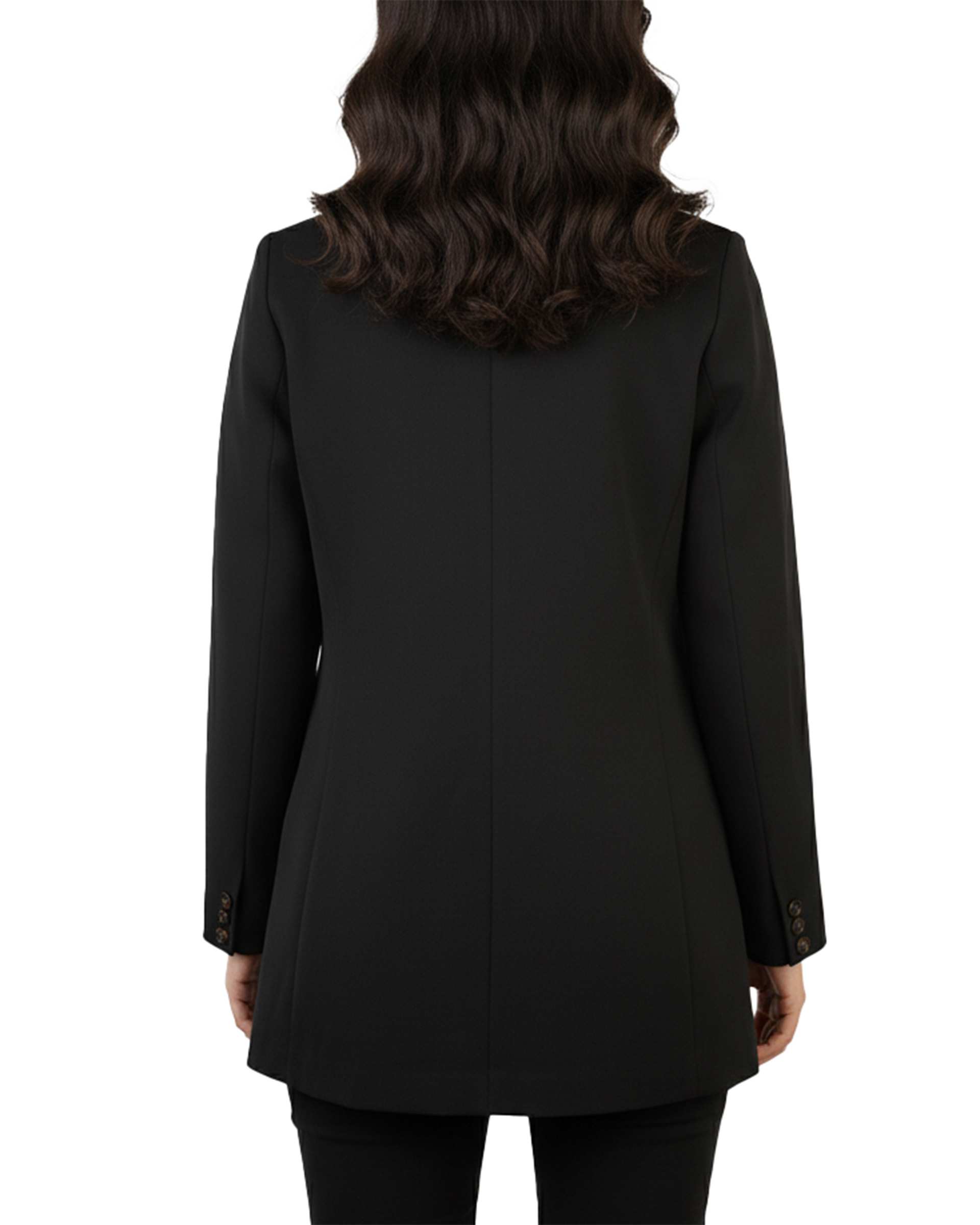 مانتو کتی زنانه مشکی سین صاد Sin Saad مدل nina