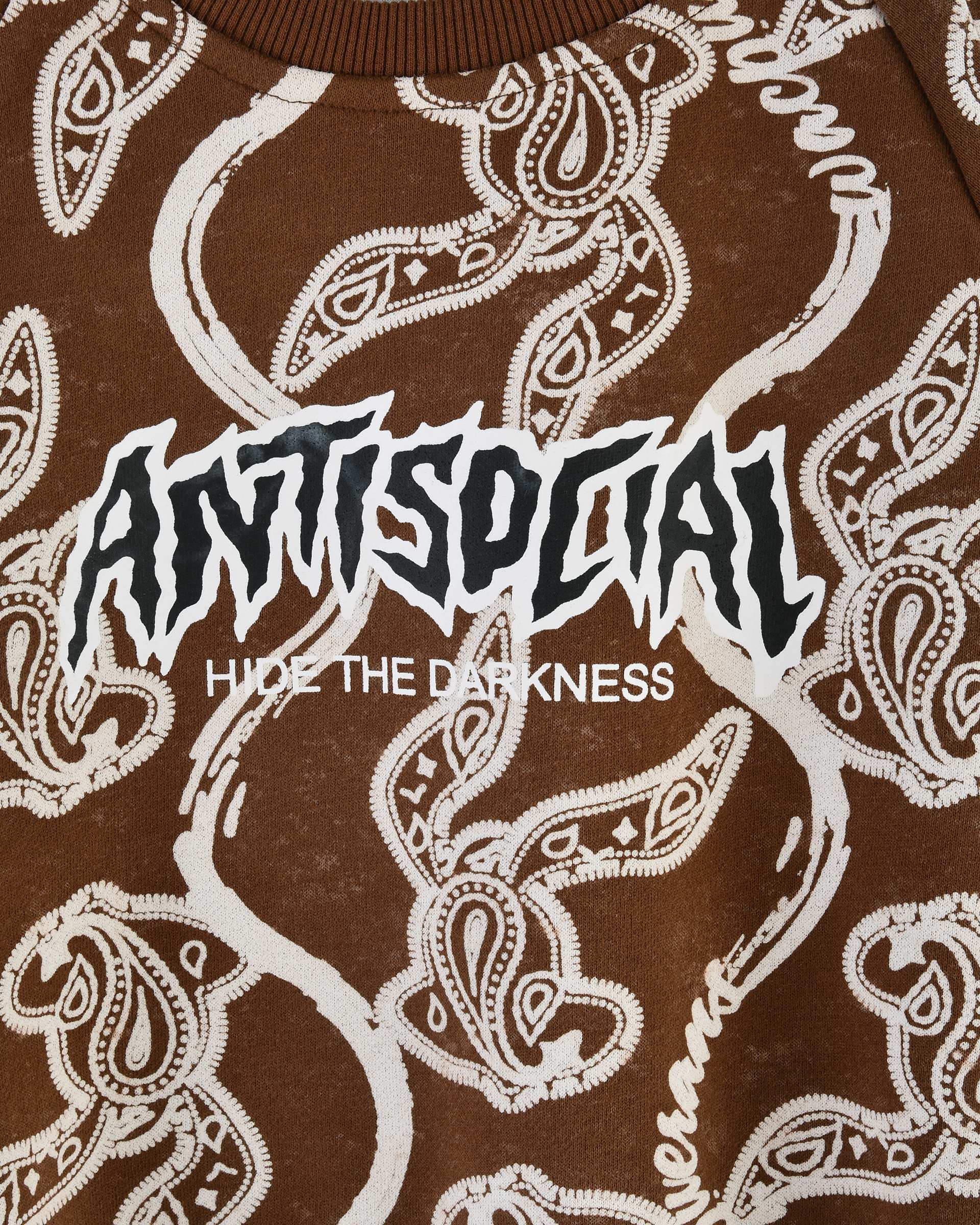 بلوز پسرانه قهوه ای سارالی کیدز مدل ANTISPEIAL