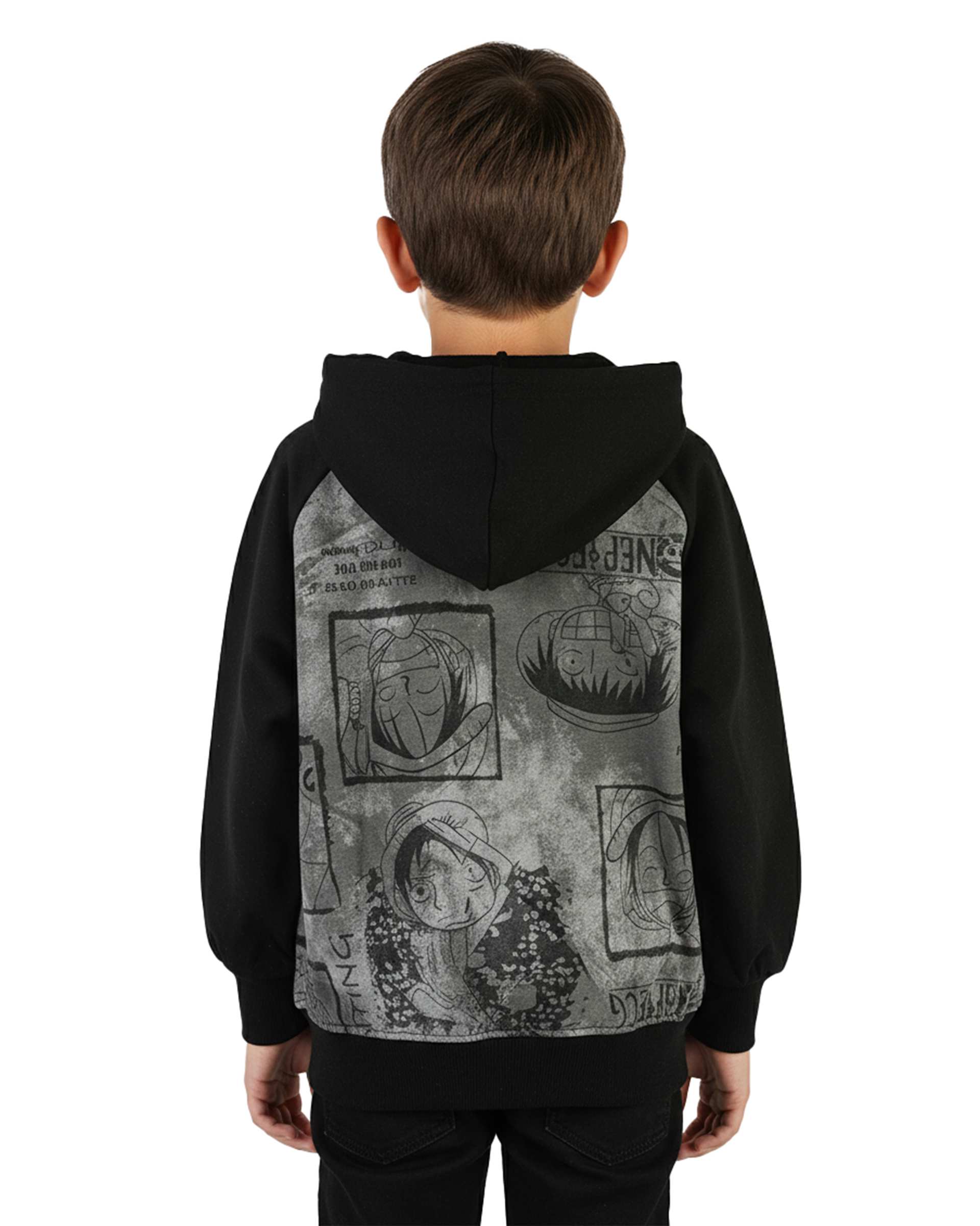 هودی پسرانه طوسی سارالی کیدز مدل ONE PIECE