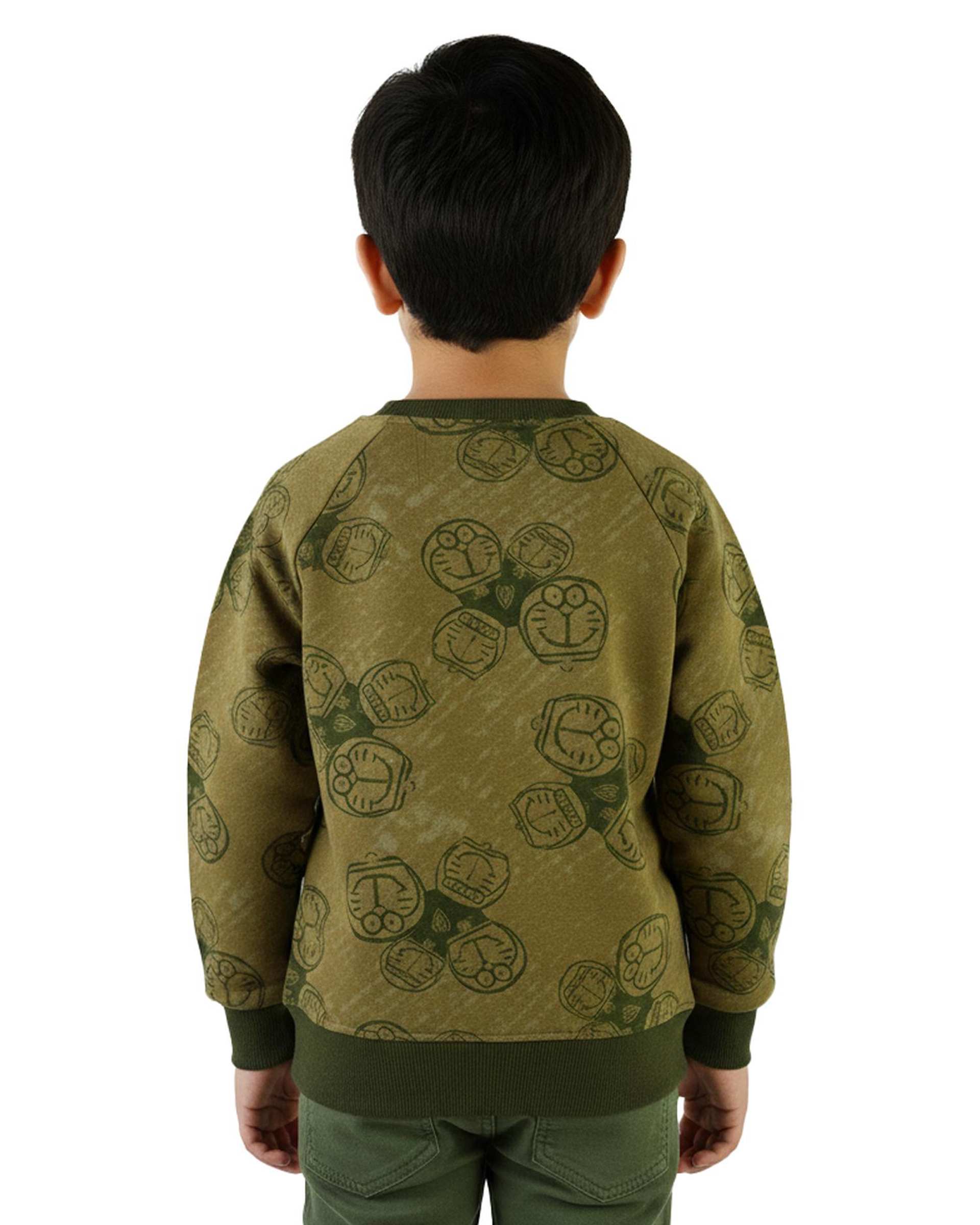 بلوز بچگانه سبز سارالی کیدز مدل Doraemon