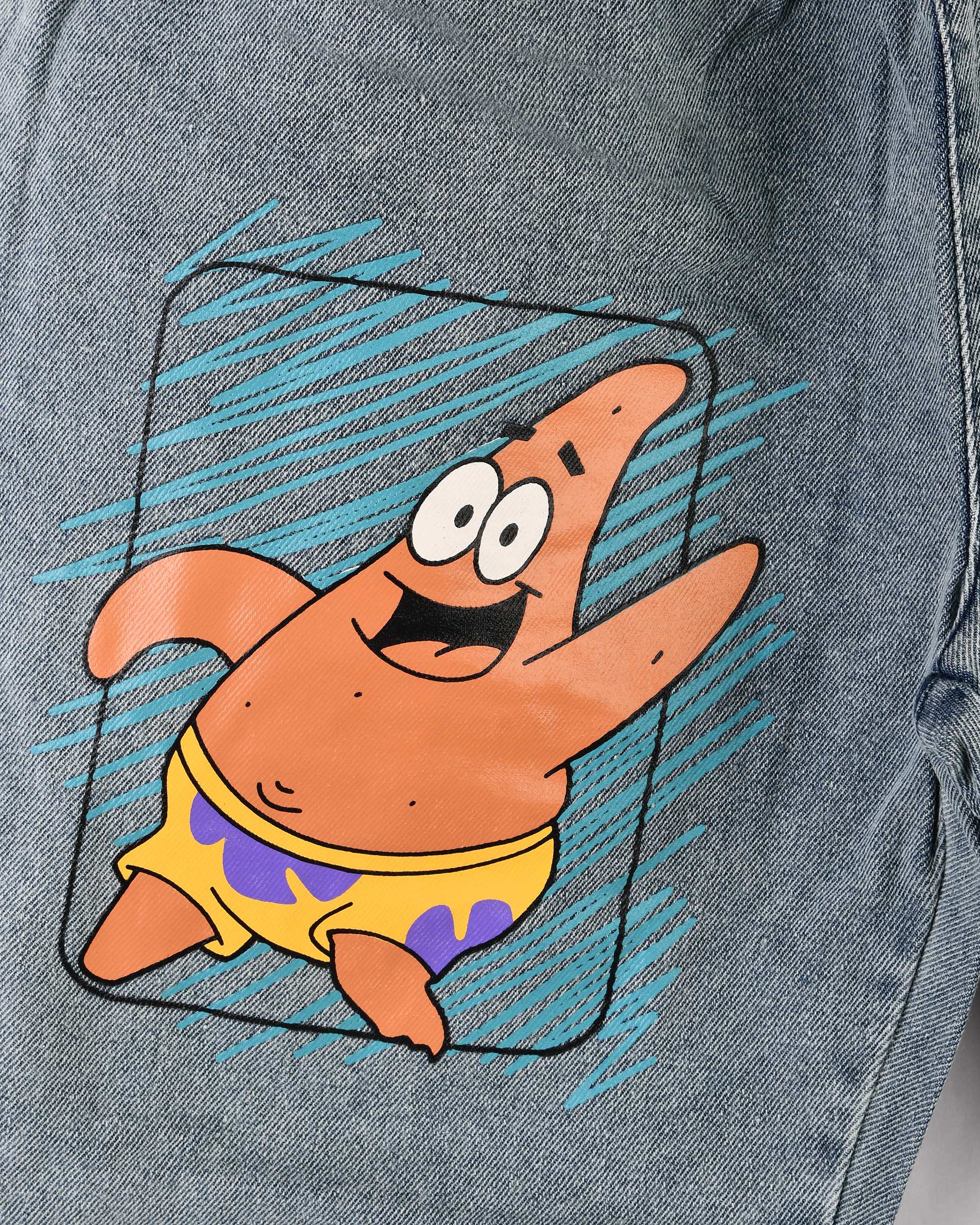 ست تیشرت و شلوارک بچگانه سبز سارالی کیدز مدل باب اسفنجی