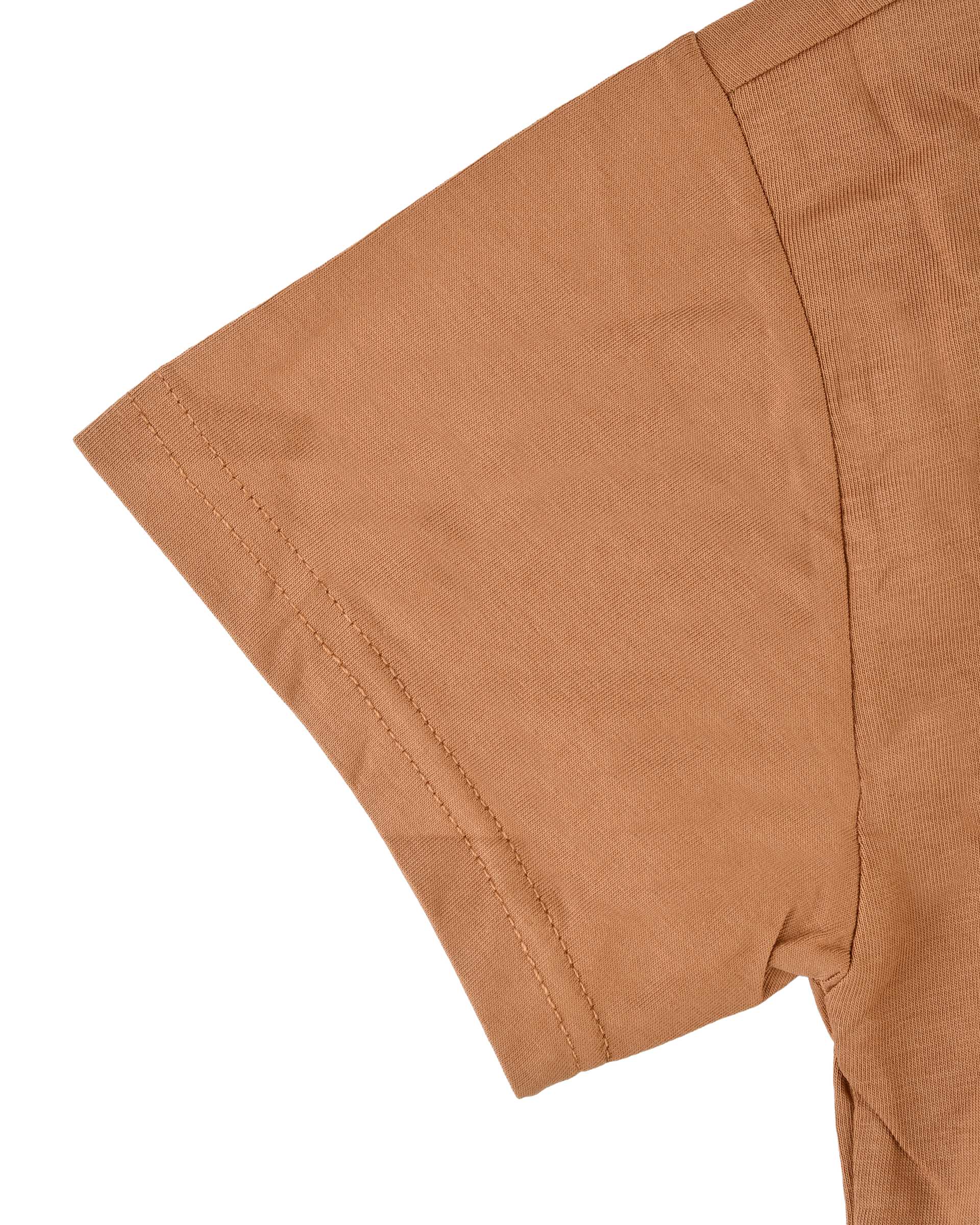 ست تیشرت و شلوارک بچگانه قهوه ای سارالی کیدز مدل باب اسفنجی