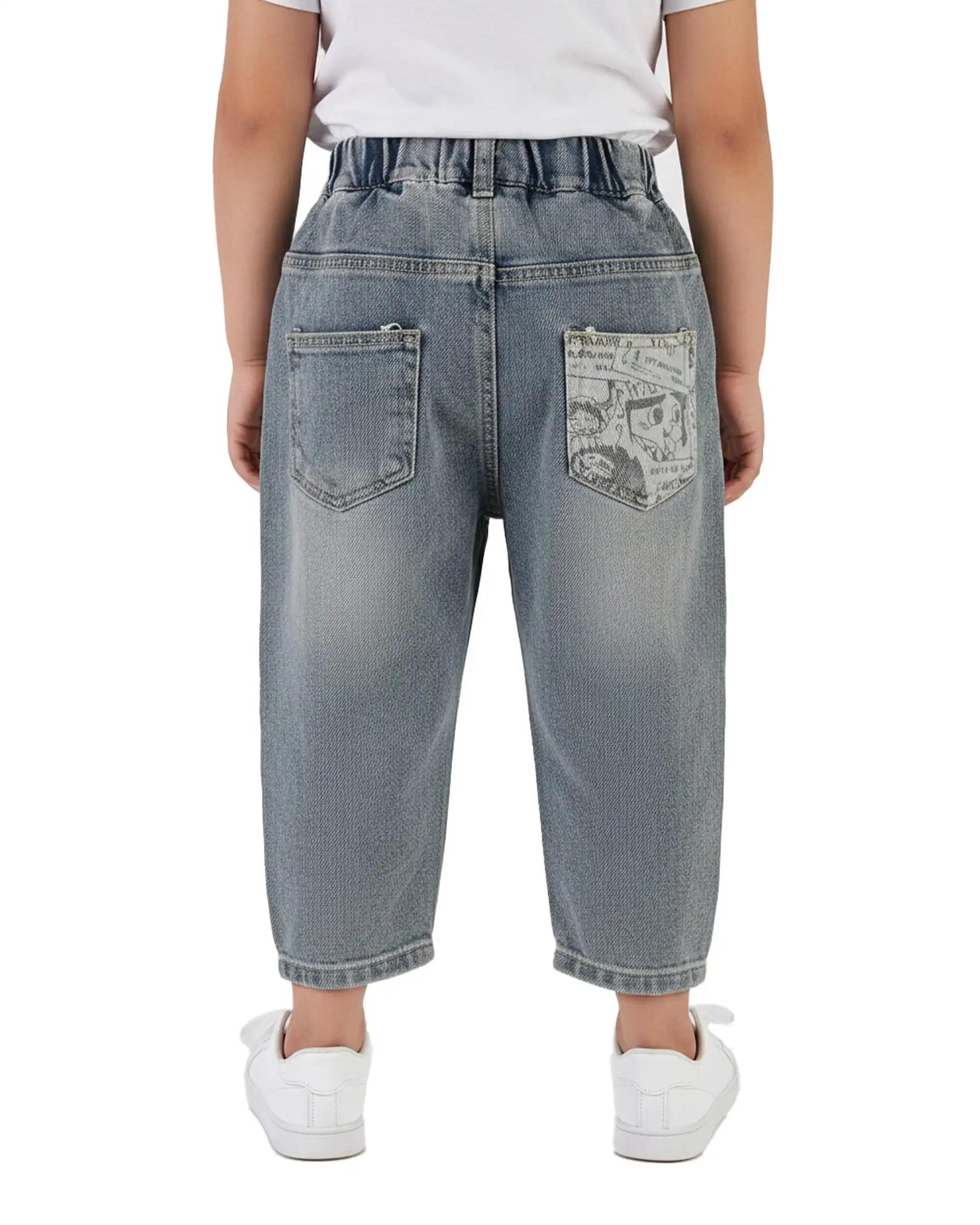 شلوار جین بچگانه مام استایل آبی سارالی کیدز