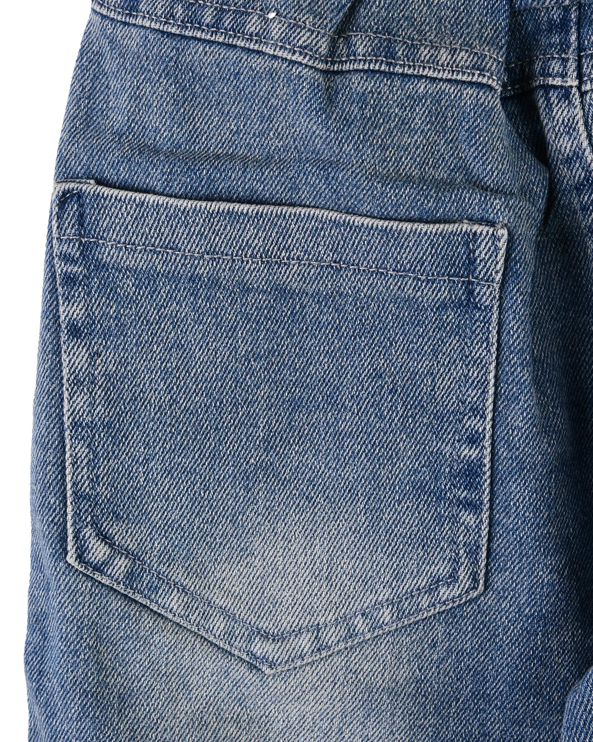 شلوار جین بچگانه مام استایل آبی سارالی کیدز مدل NICE