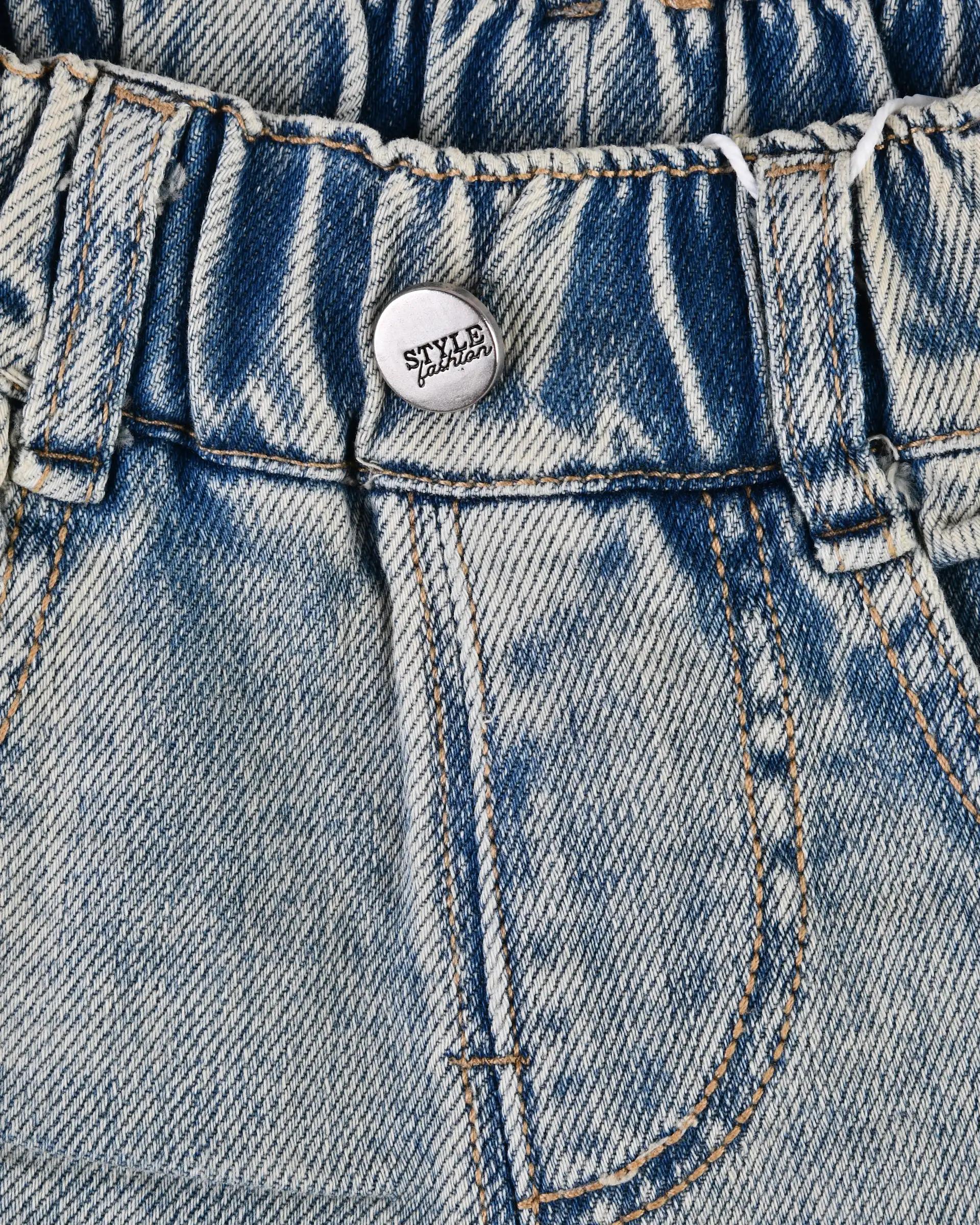 شلوار جین بچگانه مام استایل آبی سارالی کیدز مدل 2015