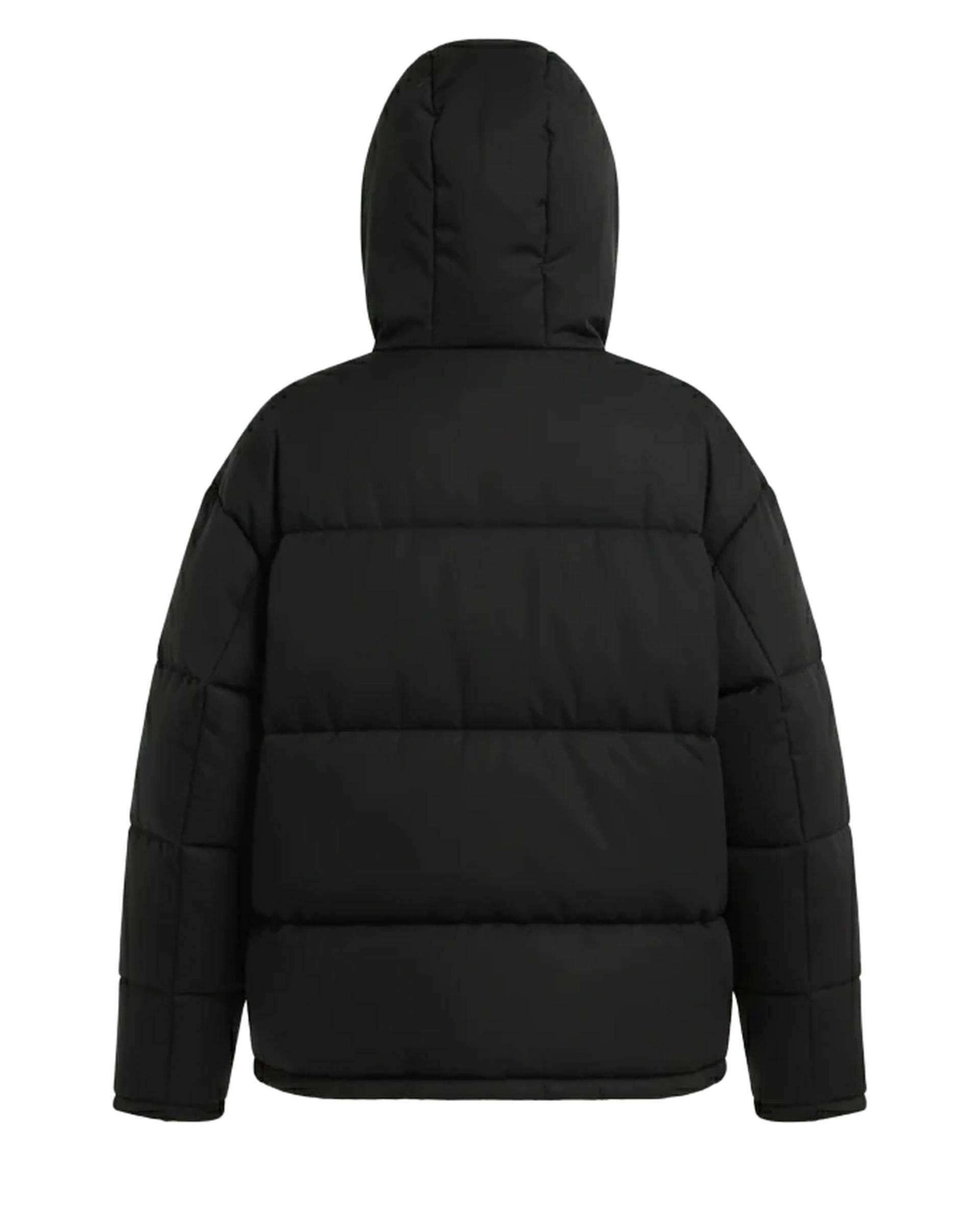 کاپشن مردانه باکسی شمعی کلاهدار مشکی آماهی Amahi کد ۵۰۰۱۰۲