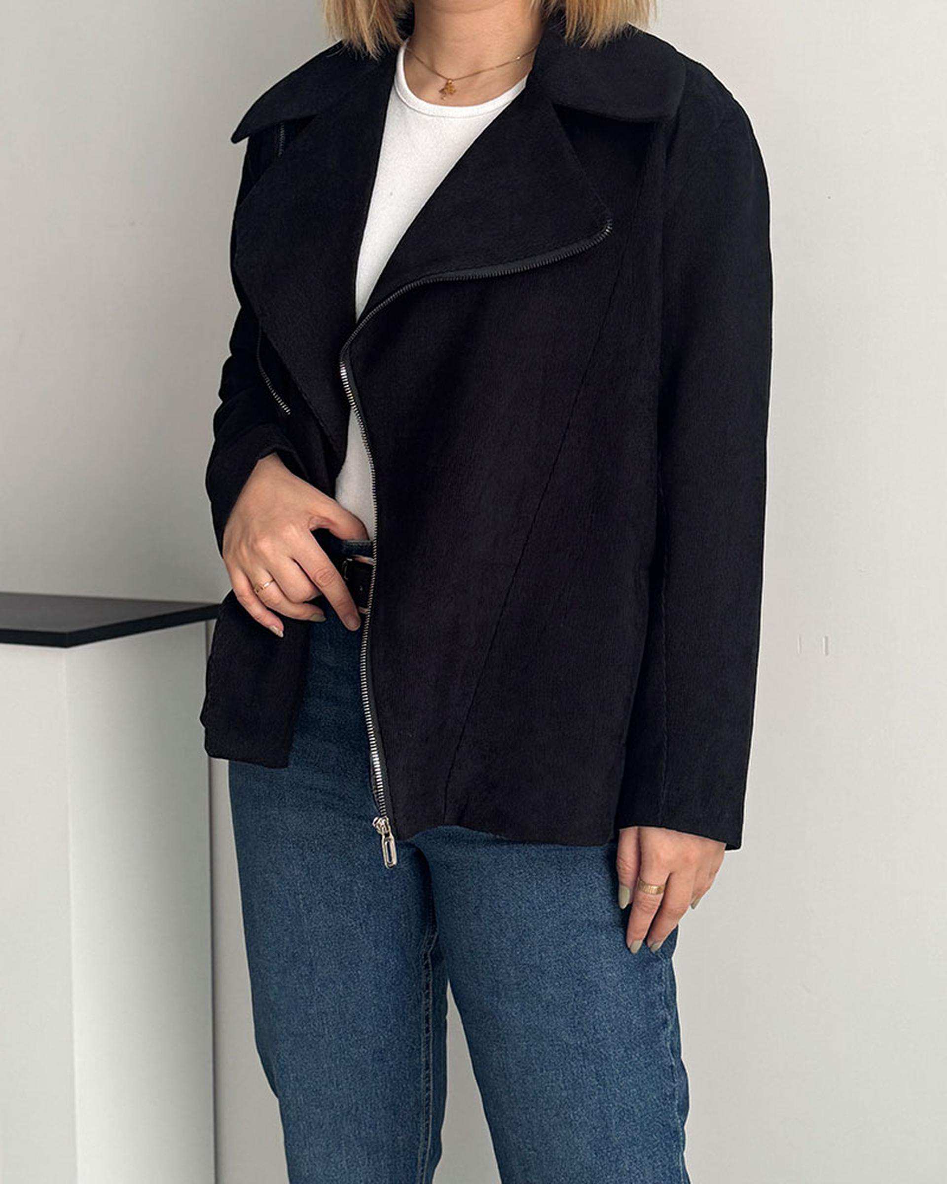 جکت زنانه مشکی نگار ندایی Negar Nedaei مدل glory