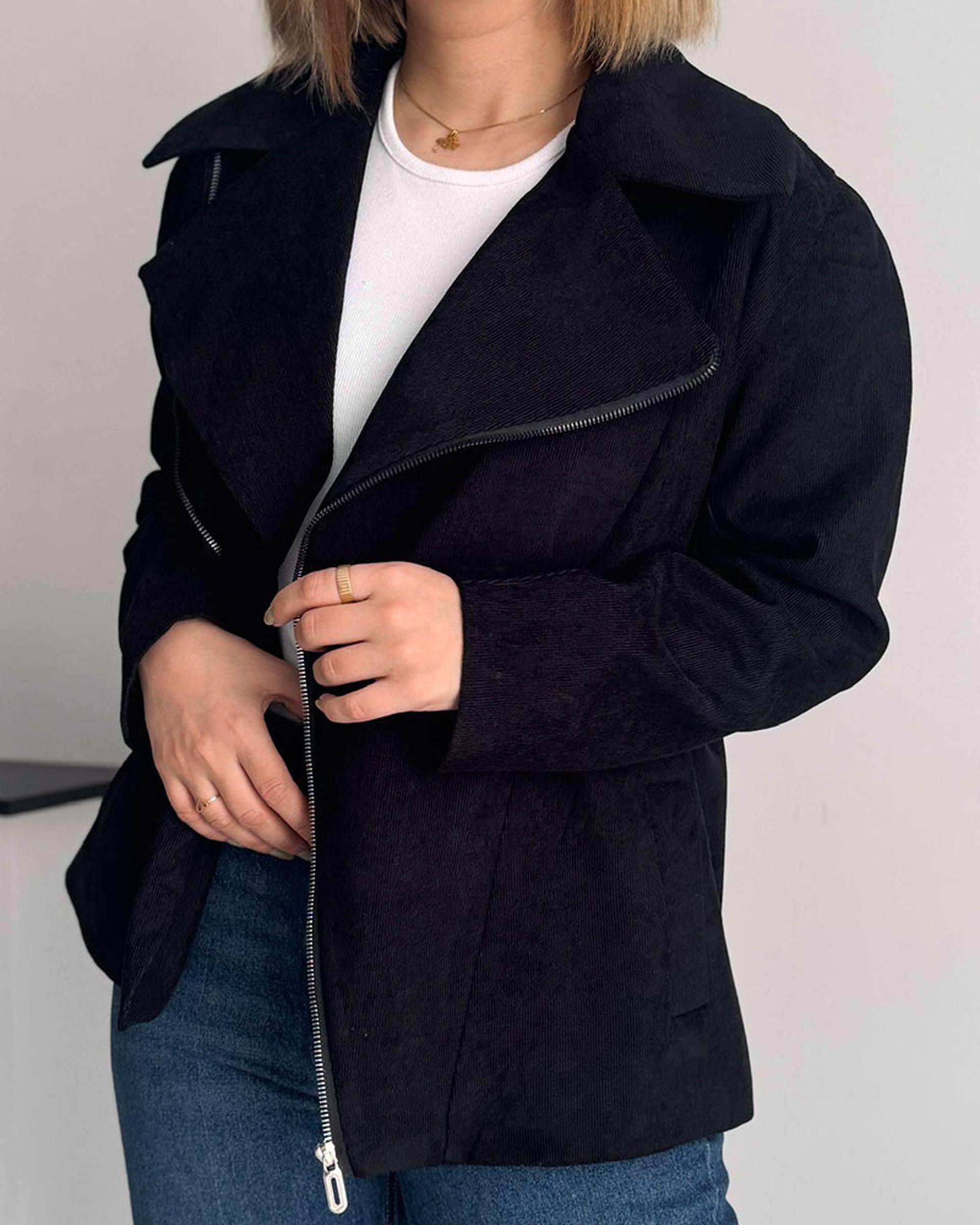 جکت زنانه مشکی نگار ندایی Negar Nedaei مدل glory