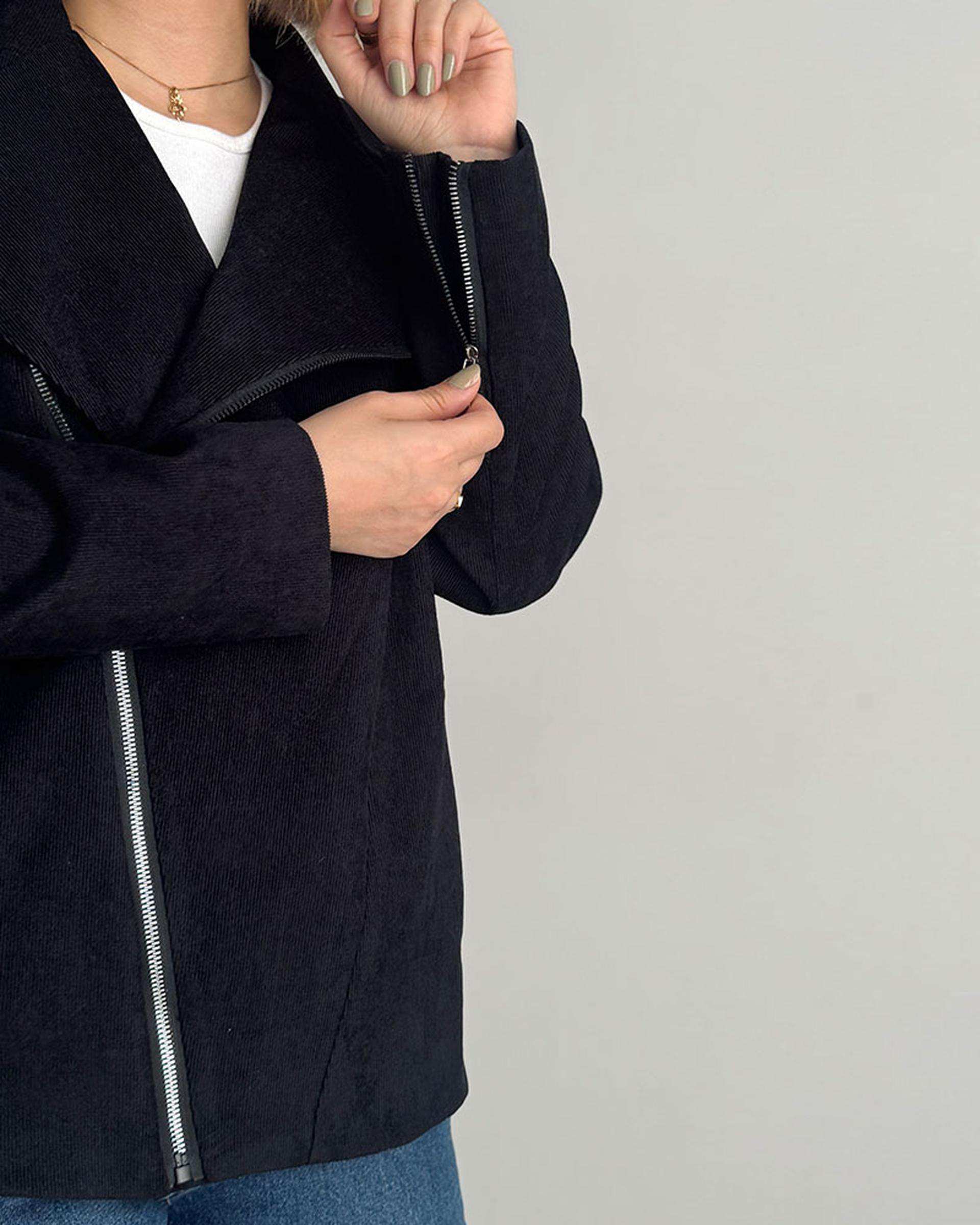 جکت زنانه مشکی نگار ندایی Negar Nedaei مدل glory