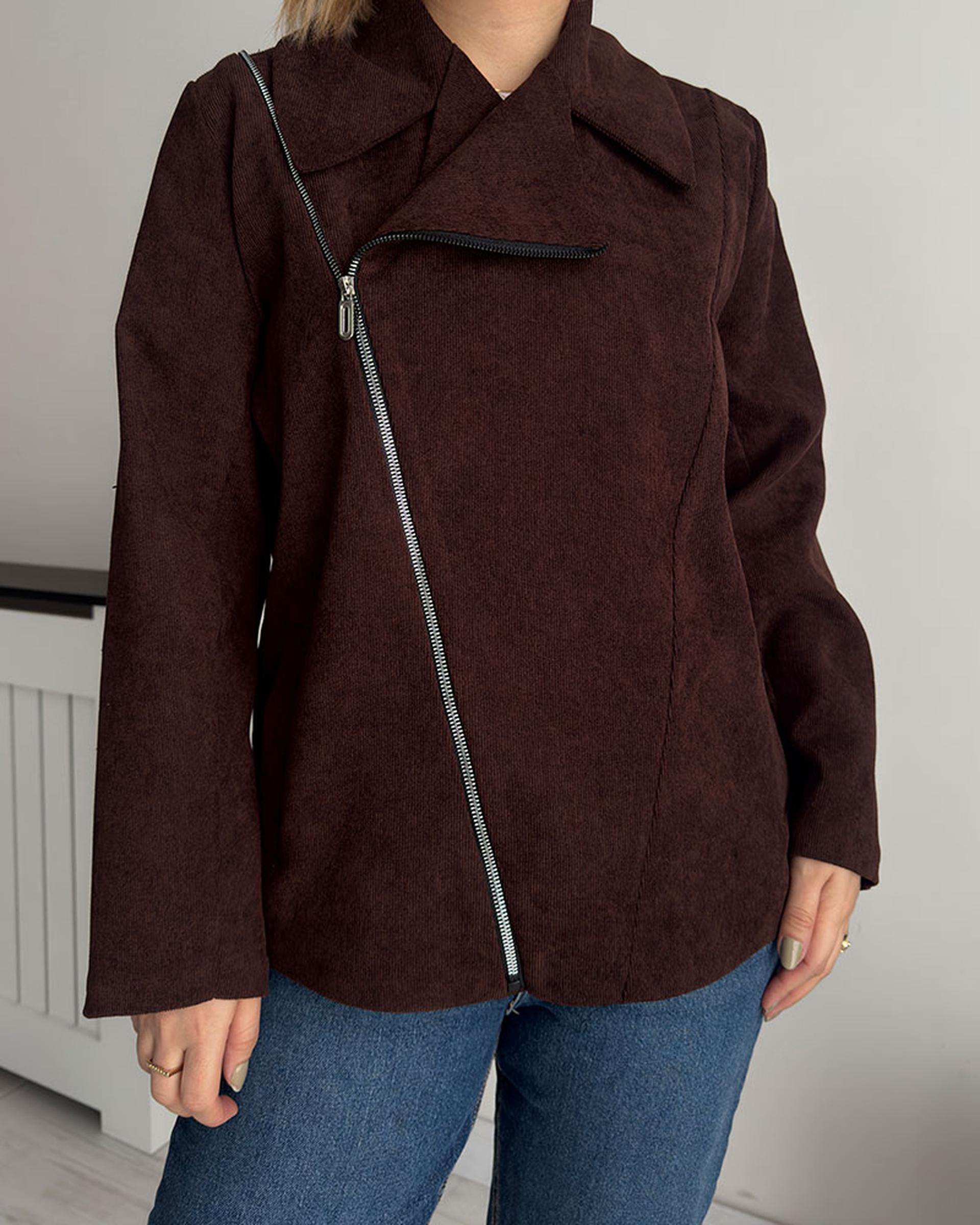 جکت زنانه قهوه ای نگار ندایی Negar Nedaei مدل glory