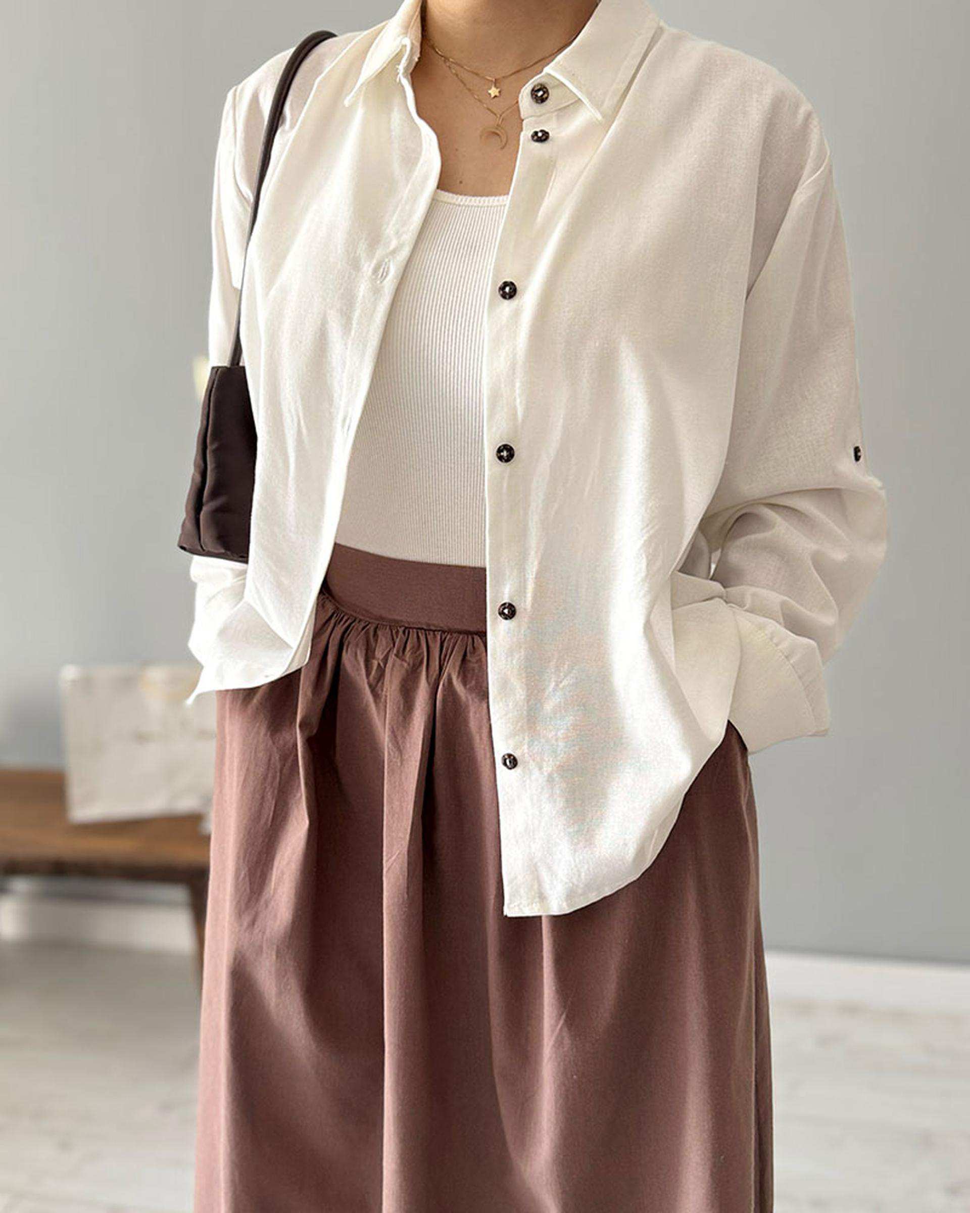 دامن زنانه موکا نگار ندایی Negar Nedaei مدل lilian