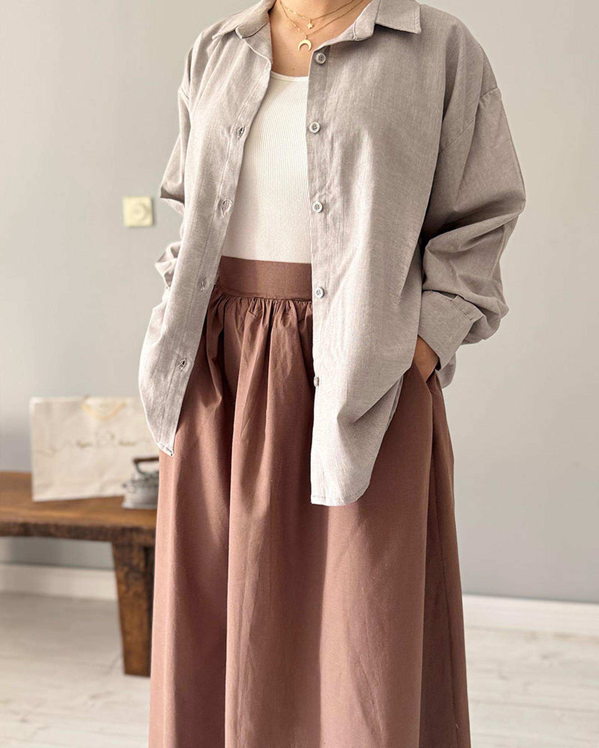 دامن زنانه موکا نگار ندایی Negar Nedaei مدل lilian