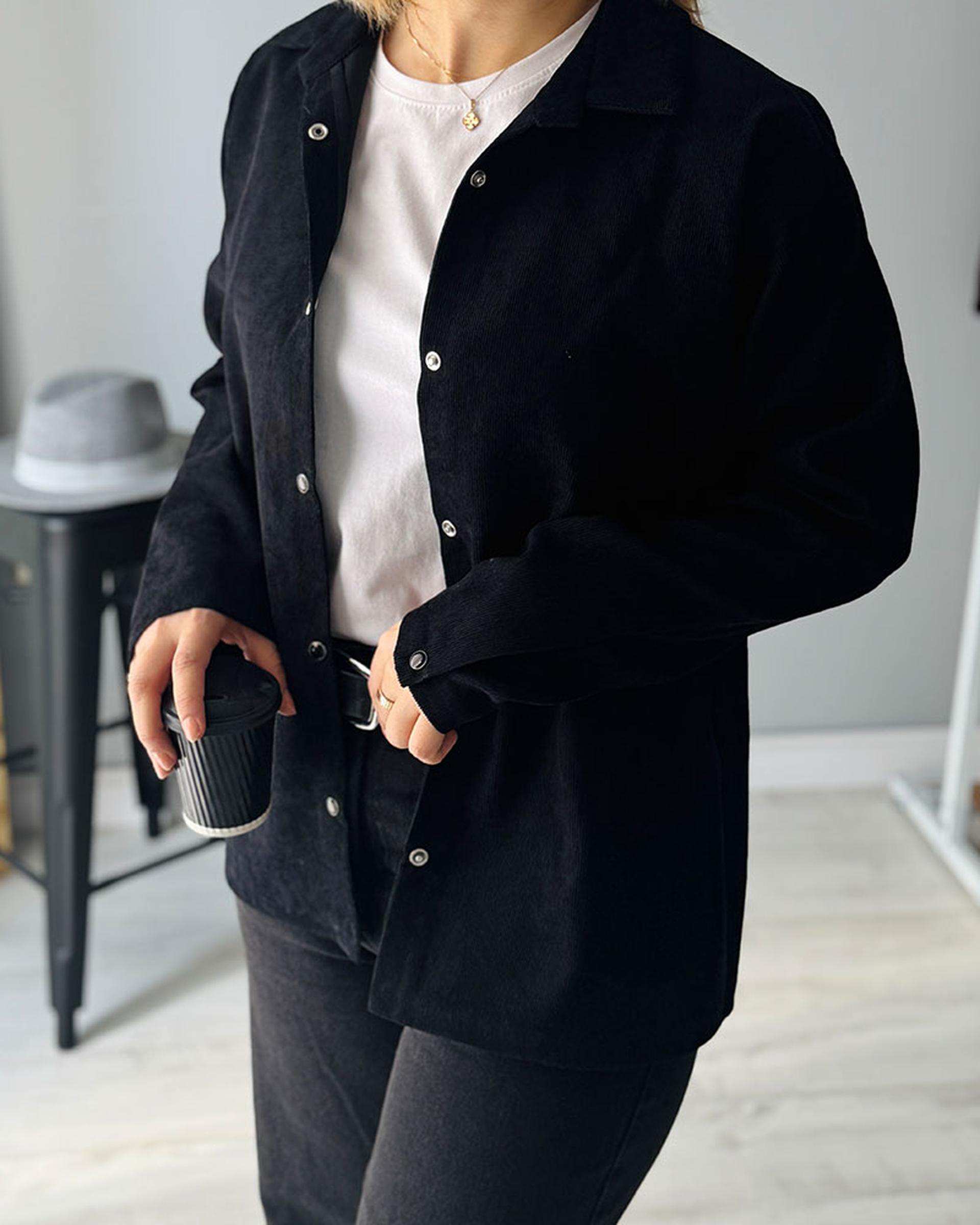 شومیز زنانه کتی مشکی نگار ندایی Negar Nedae مدل Hope