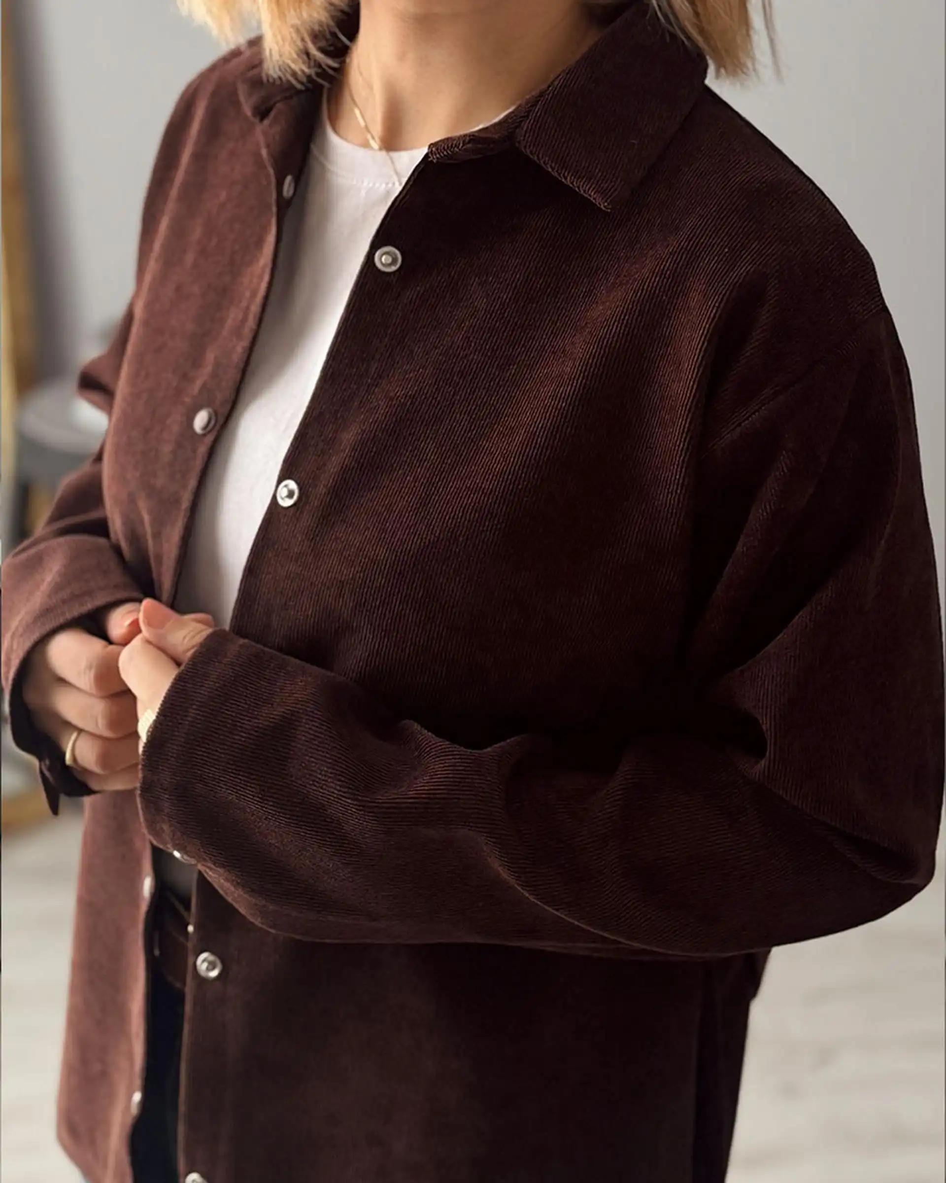 شومیز زنانه کتی قهوه ای نگار ندایی Negar Nedae مدل Hope