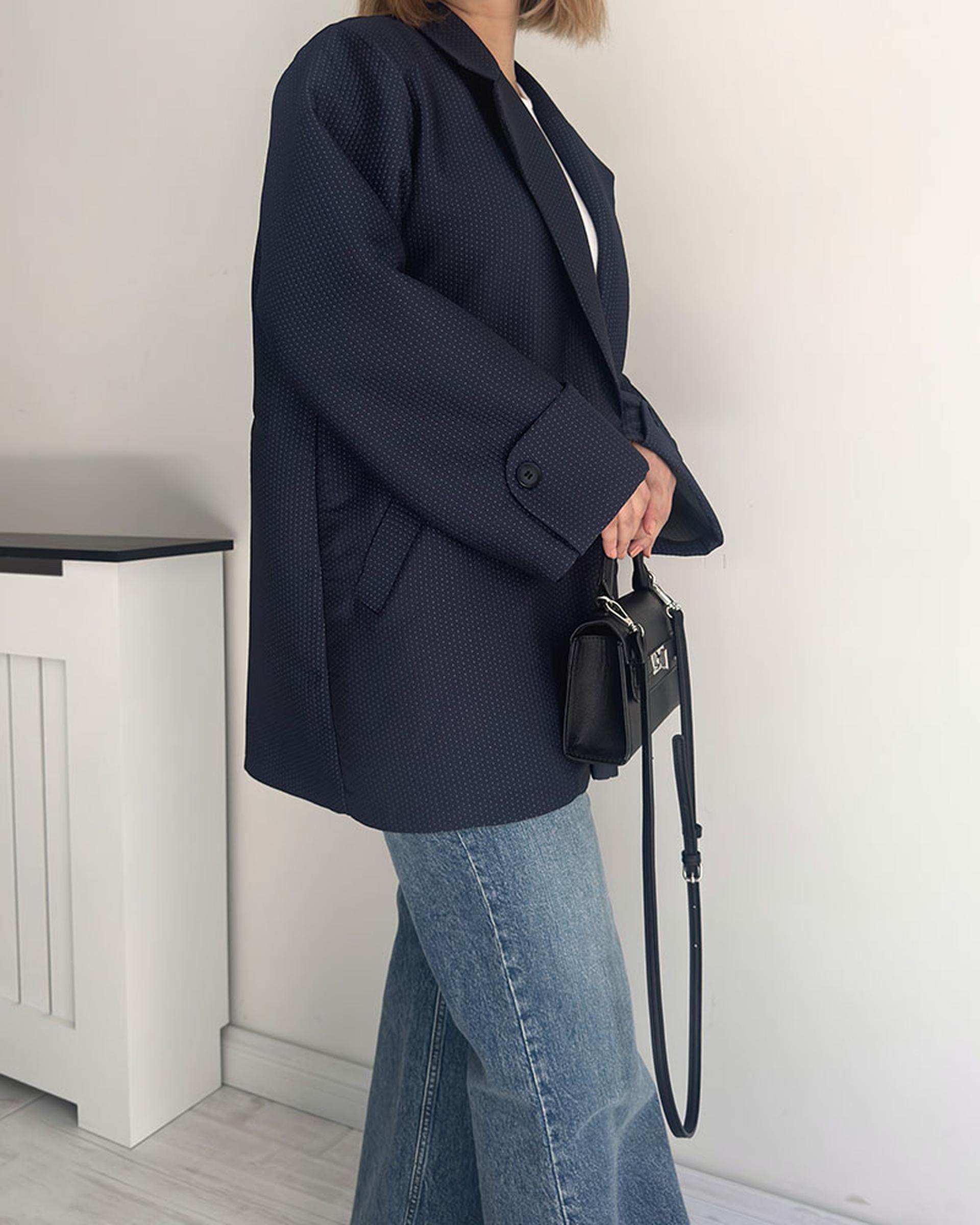 مانتو زنانه سرمه ای نگار ندایی Negar Nedae مدل piko