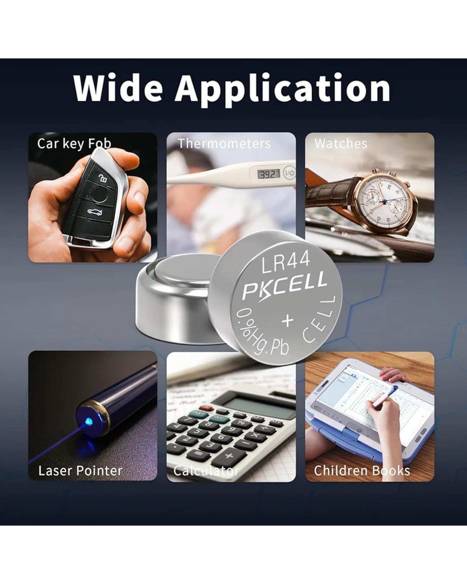 باتری ساعت پی کی سل Pkcell مدل AG13 LR44 بسته 20 عددی