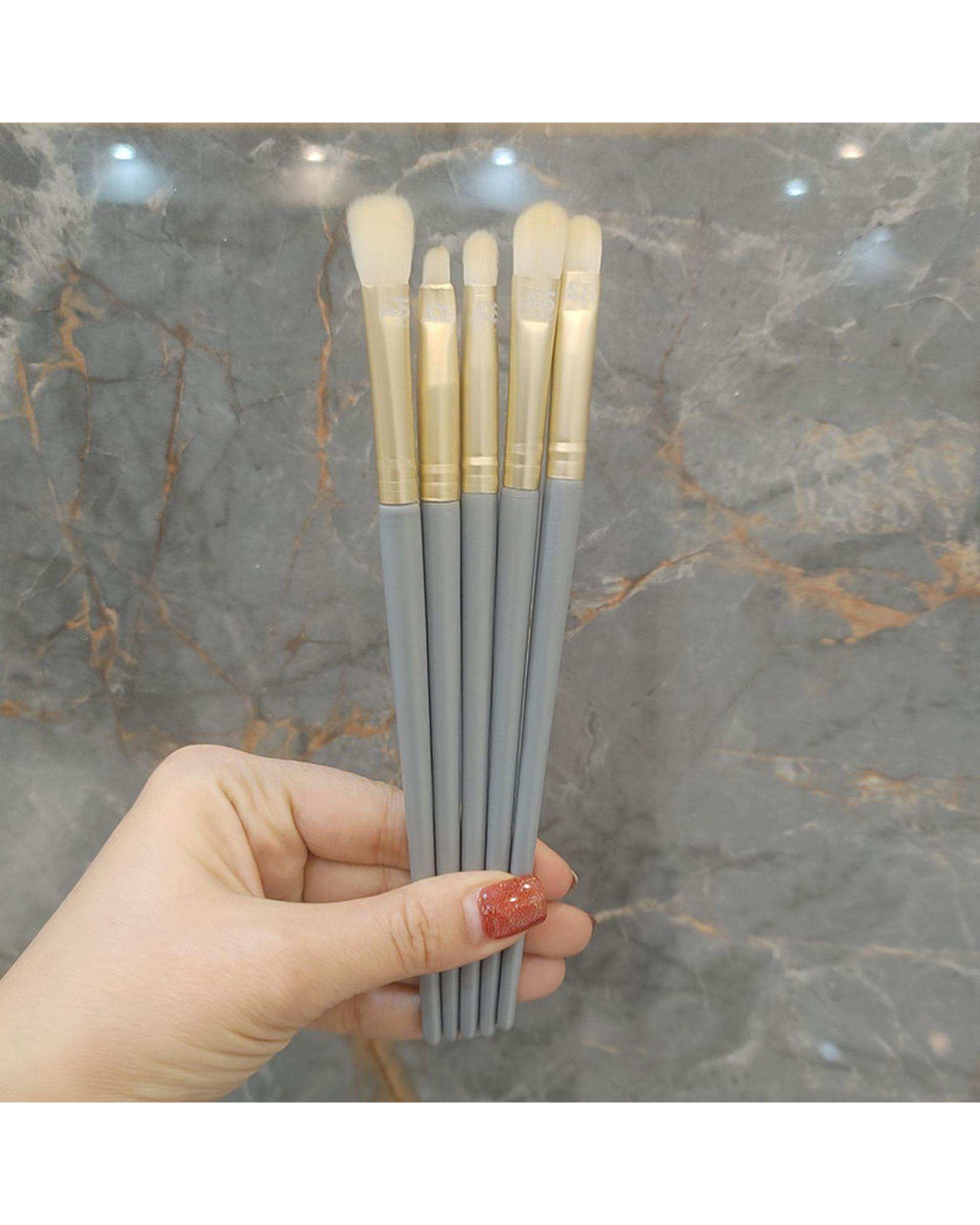 ست براش آرایشی ای دی اس ADS مدل Beauty مجموعه 5 عددی