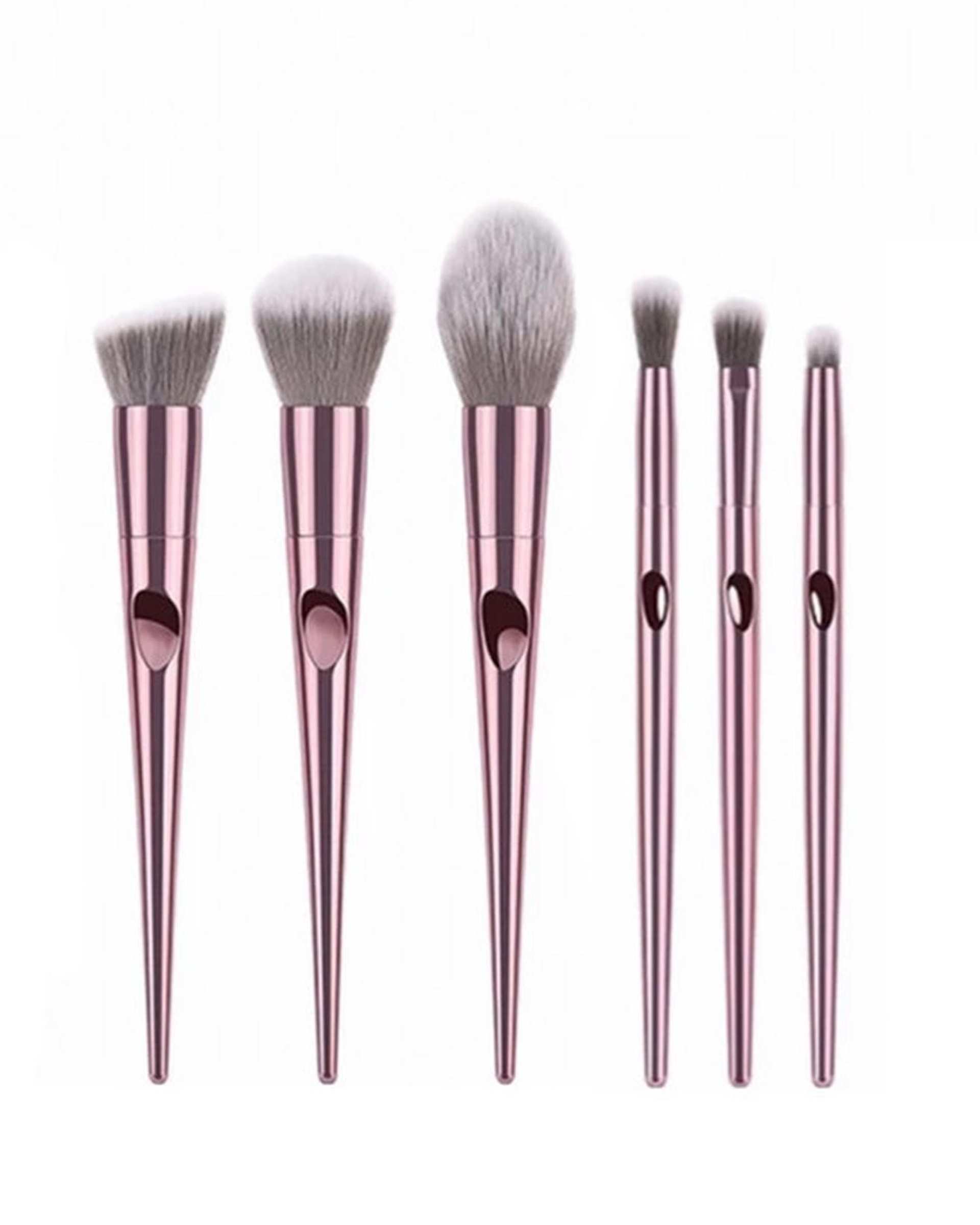 ست براش آرایشی ای دی اس مدل COMPLETE SILK بسته 6 عددی