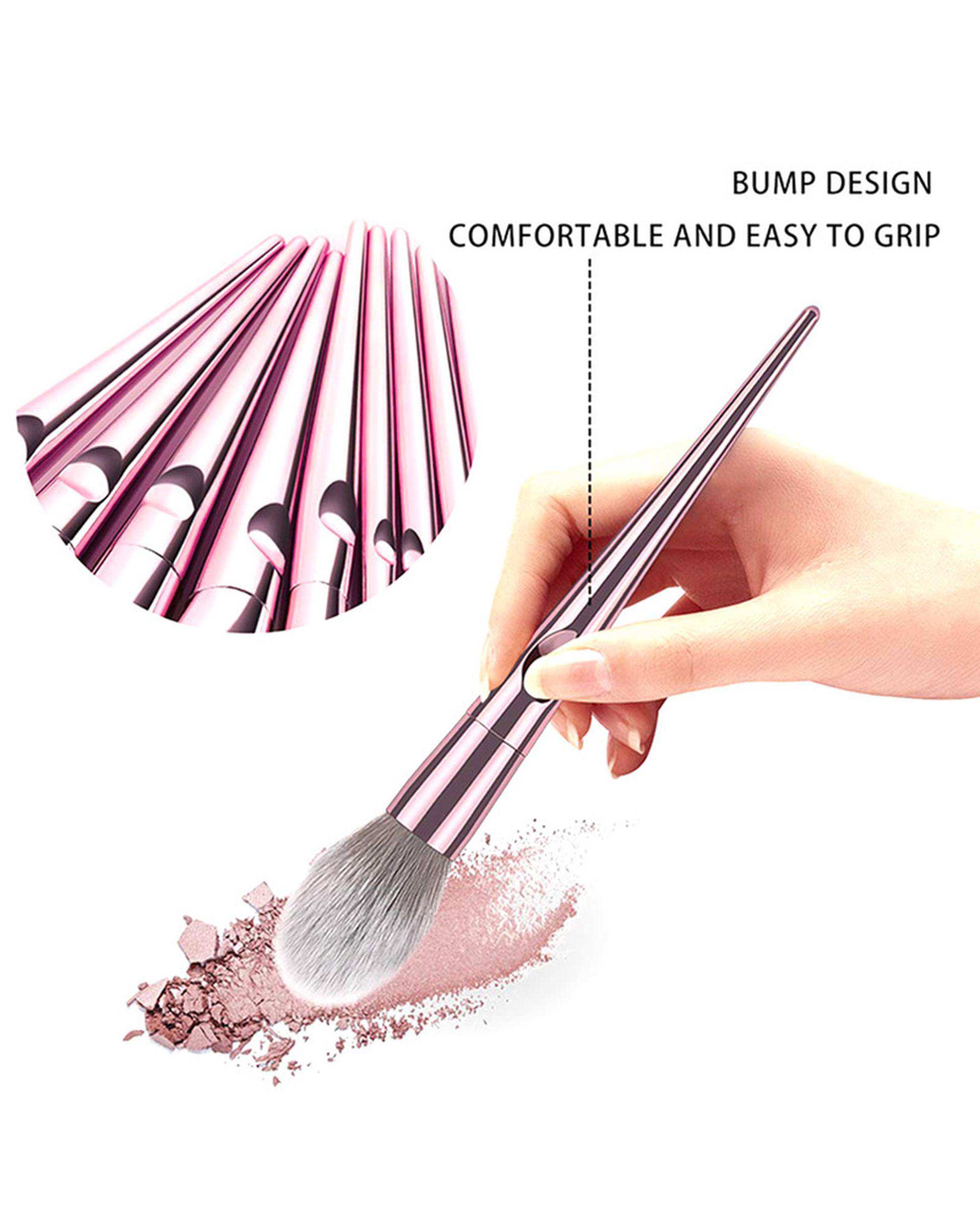 ست براش آرایشی ای دی اس مدل COMPLETE SILK بسته 6 عددی