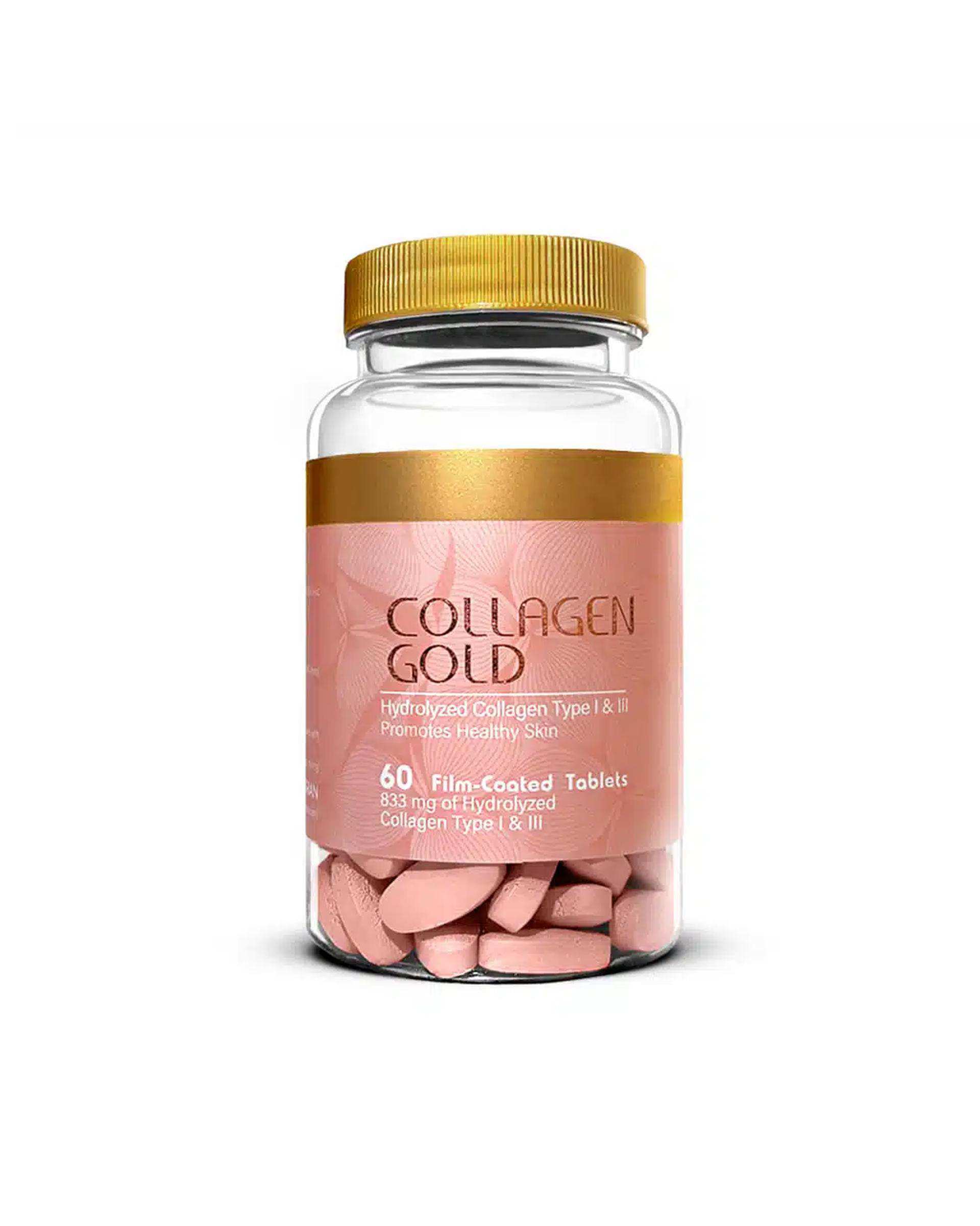 قرص کلاژن گلد آدریان بسته 60 عددی