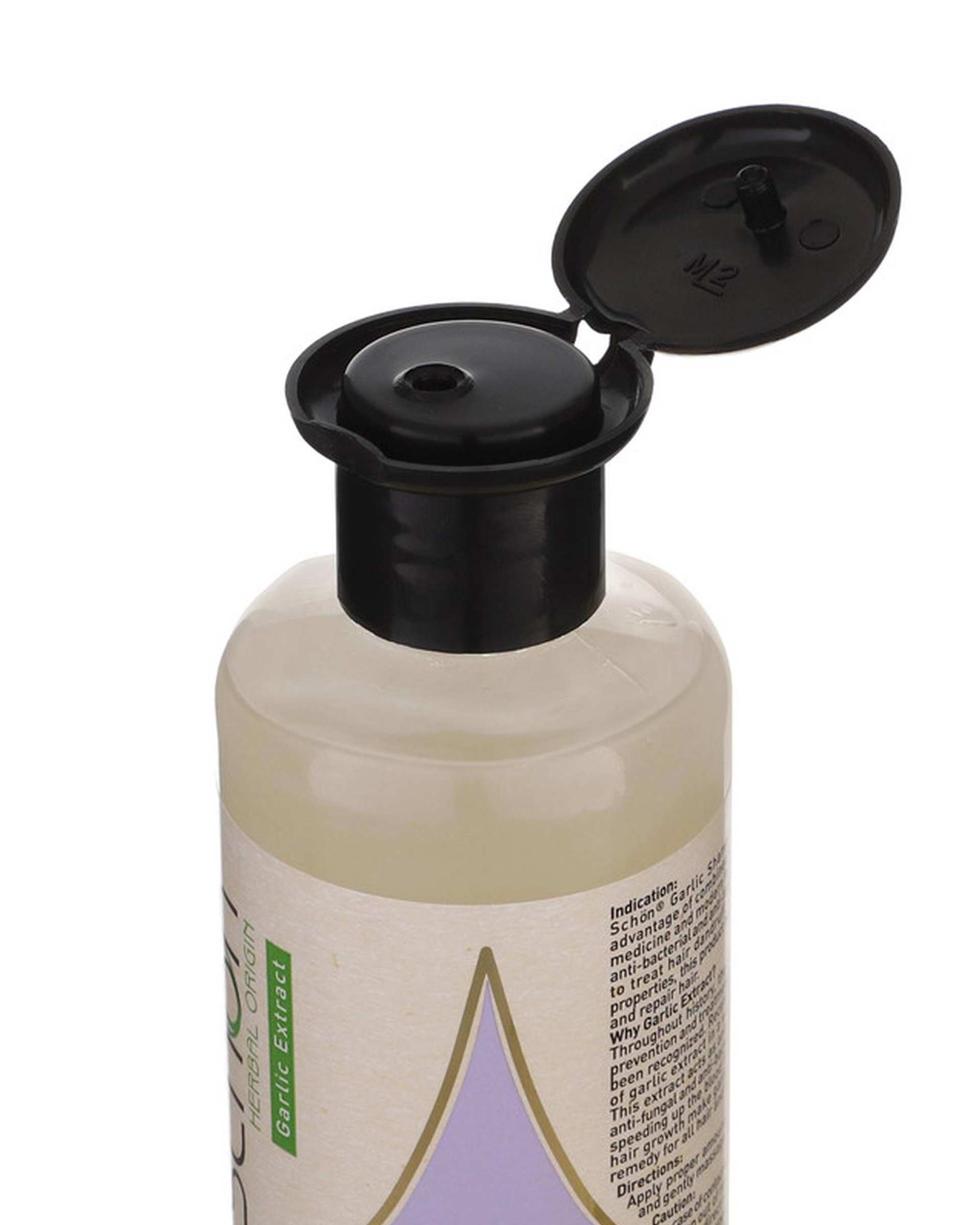 شامپو گیاهی تقویت کننده مو شون Schon حاوی عصاره سیر 300ml