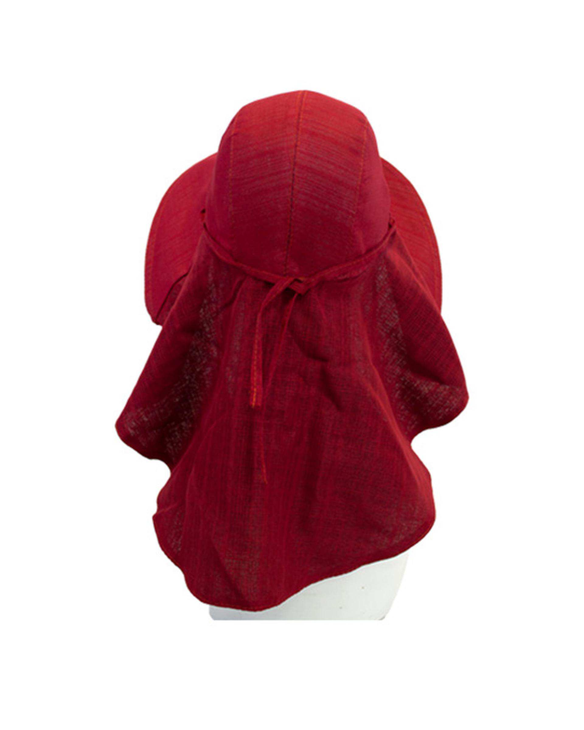 کلاه کوهنوردی زنانه دو رو زرشکی مشکی تارتن Tartan کد 21299271