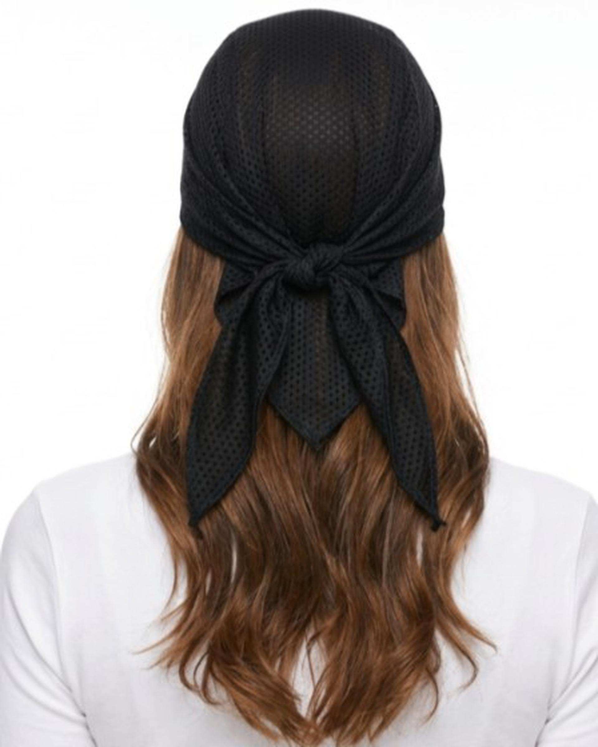 دستمال سر زنانه مشکی تارتن Tartan کد 11099471