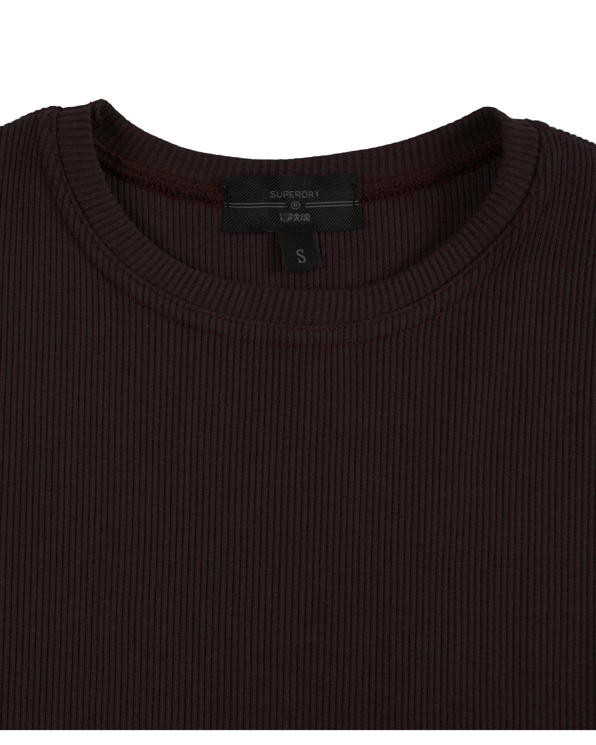 تیشرت زنانه بادمجانی سوپردرای Superdry کد 6060007