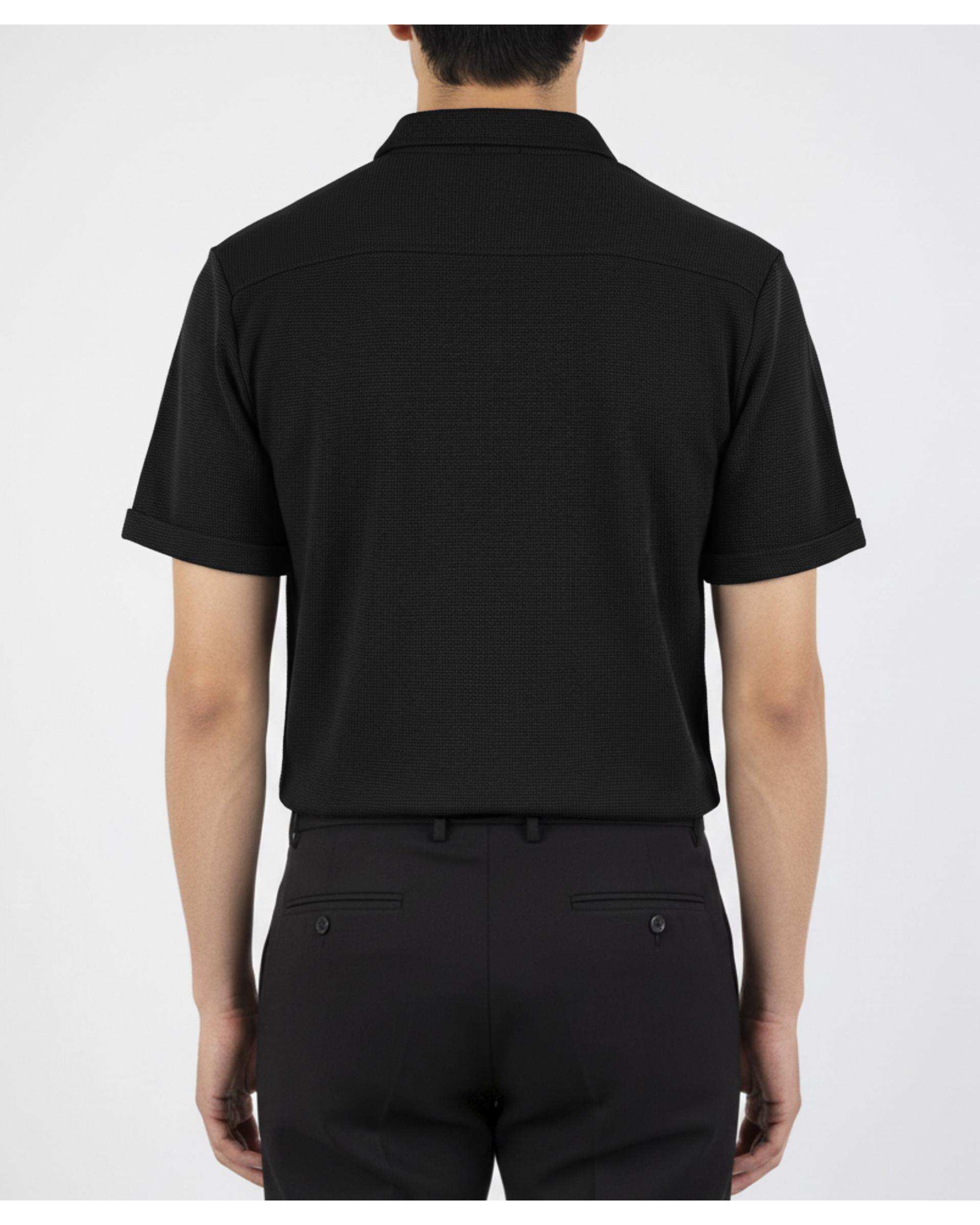 پیراهن مردانه آستین کوتاه مشکی سوپردرای Superdry کد 7010007