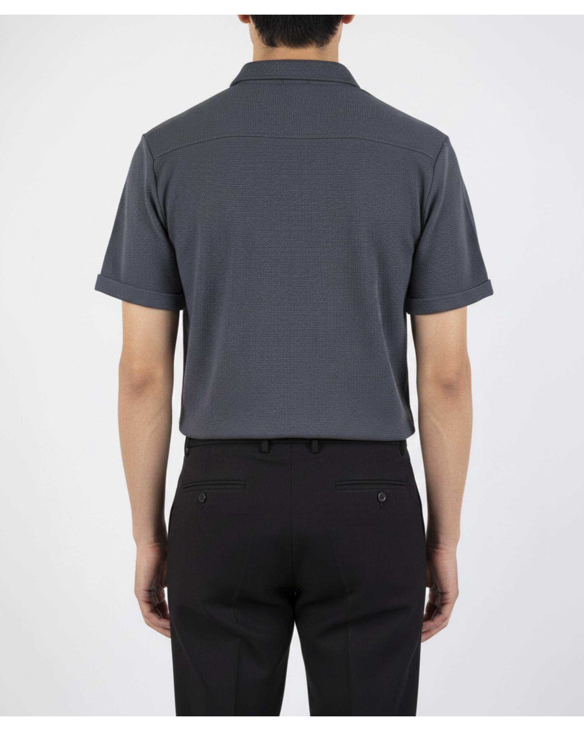 پیراهن مردانه آستین کوتاه طوسی تیره سوپردرای Superdry کد 7010007