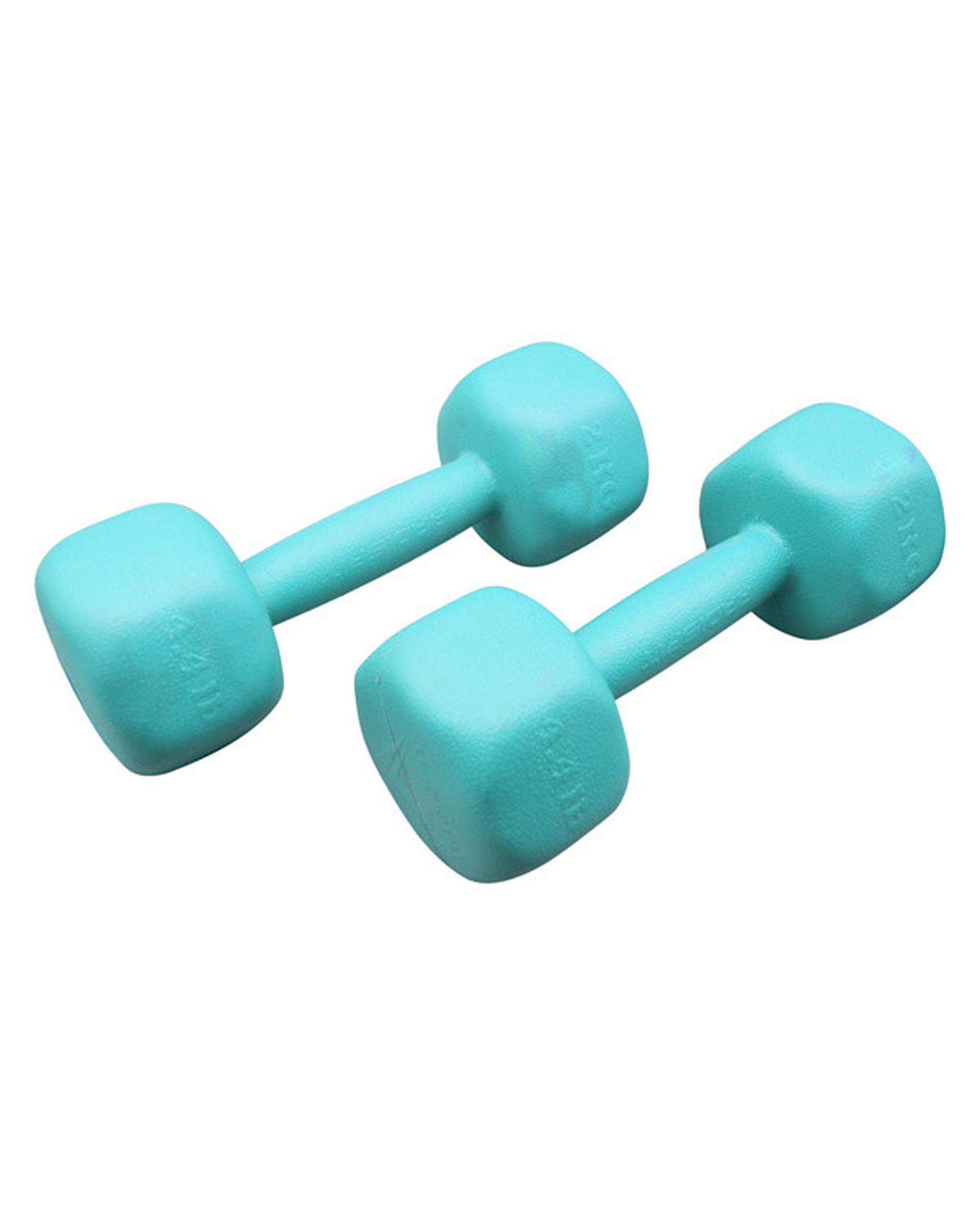 دمبل 2 کیلوگرمی آبی فیروزه ای رادیس فیت Radisfit مدل RPHF-2000 بسته 2 عددی
