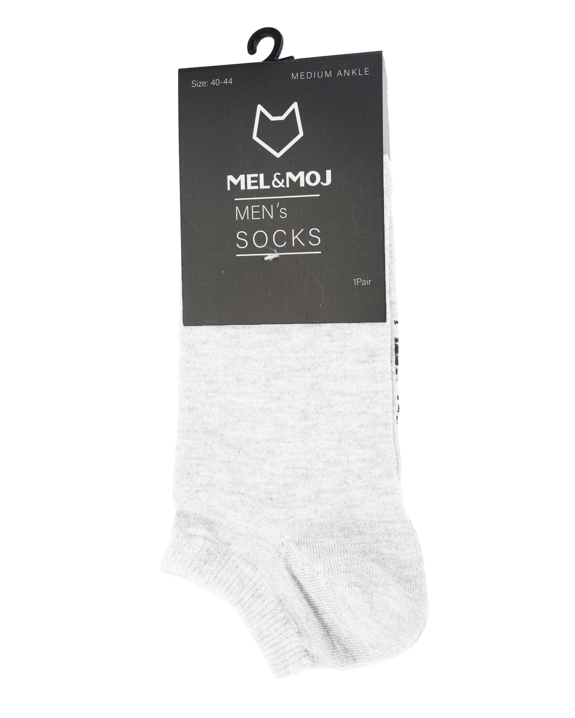 جوراب مچی مردانه سفید مل اند موژ Mel & Moj کد M09371