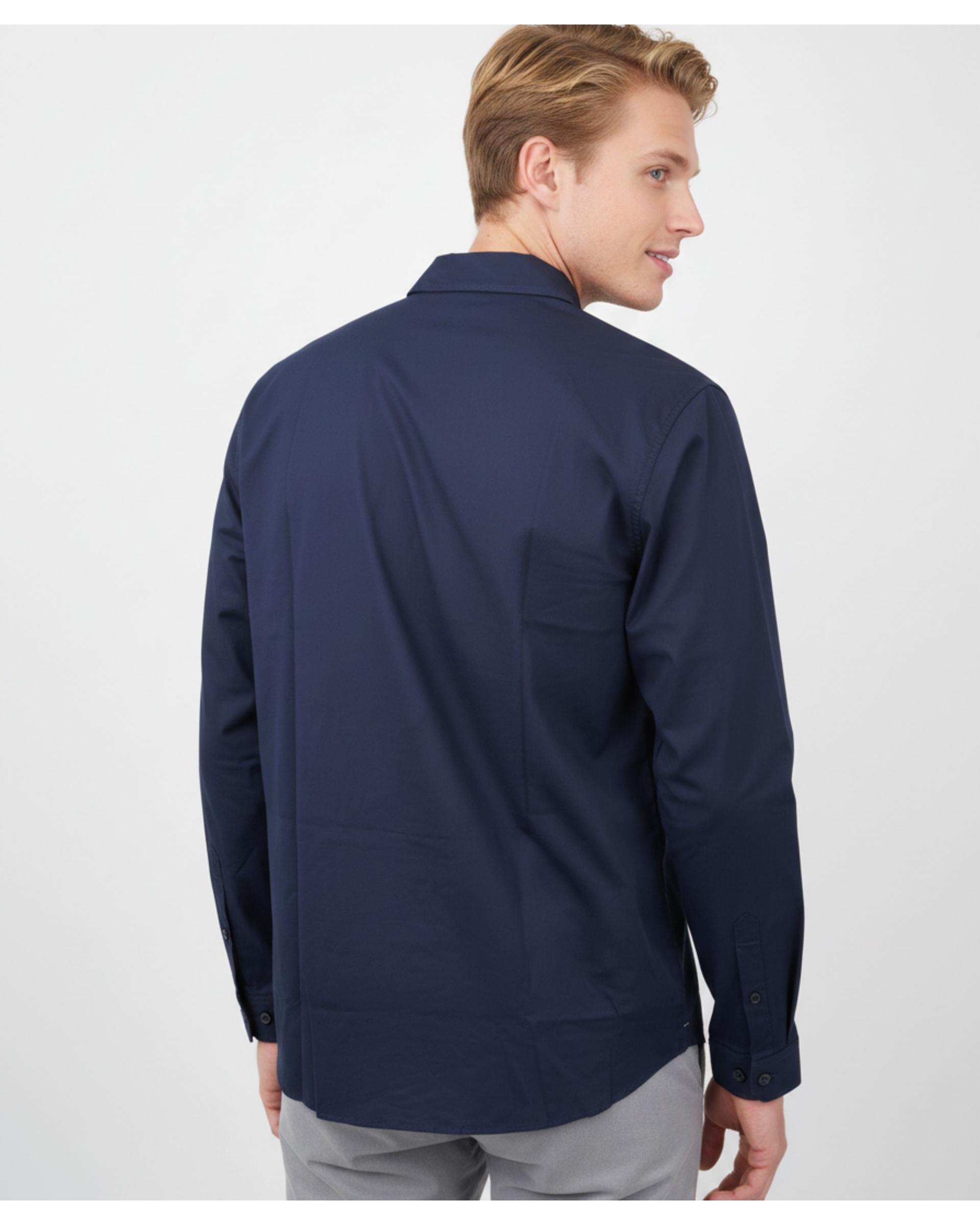 پیراهن مردانه سرمه ای سوپردرای Superdry کد 7010008