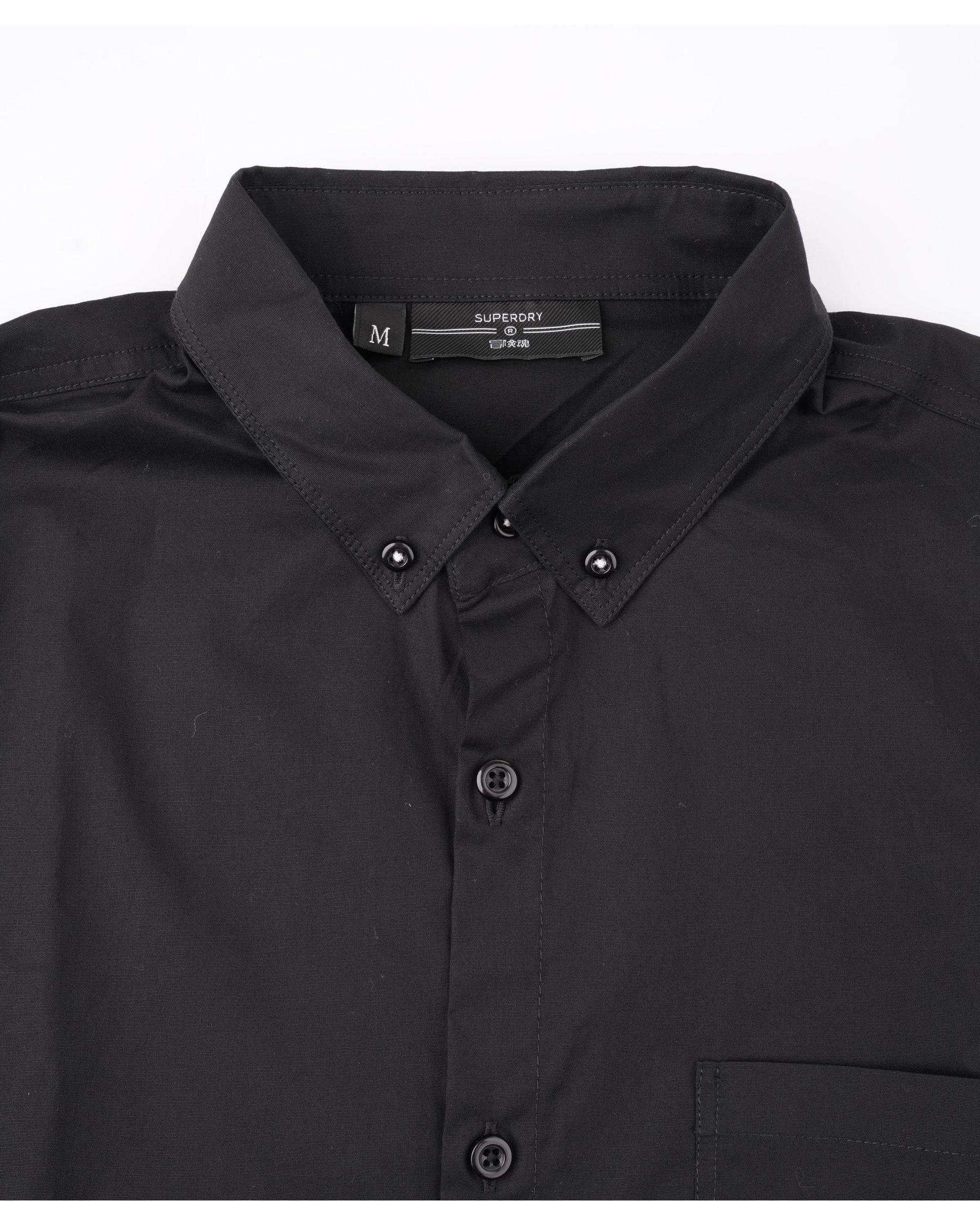 پیراهن مردانه مشکی سوپردرای Superdry کد 7010008