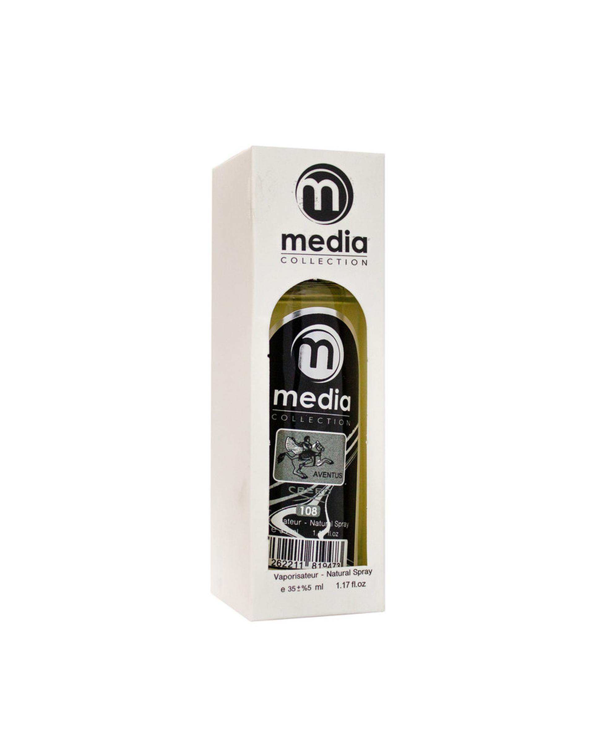 عطر جیبی مردانه مدیا Media مدل کرید اونتوس شماره 108 حجم 35 میلی لیتر