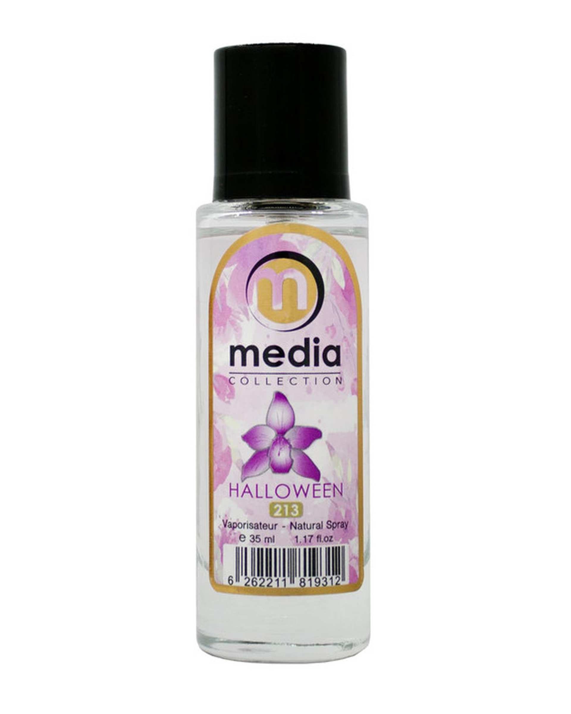 عطر جیبی زنانه مدیا Media مدل هالووین Halloween شماره 213 حجم 35ml