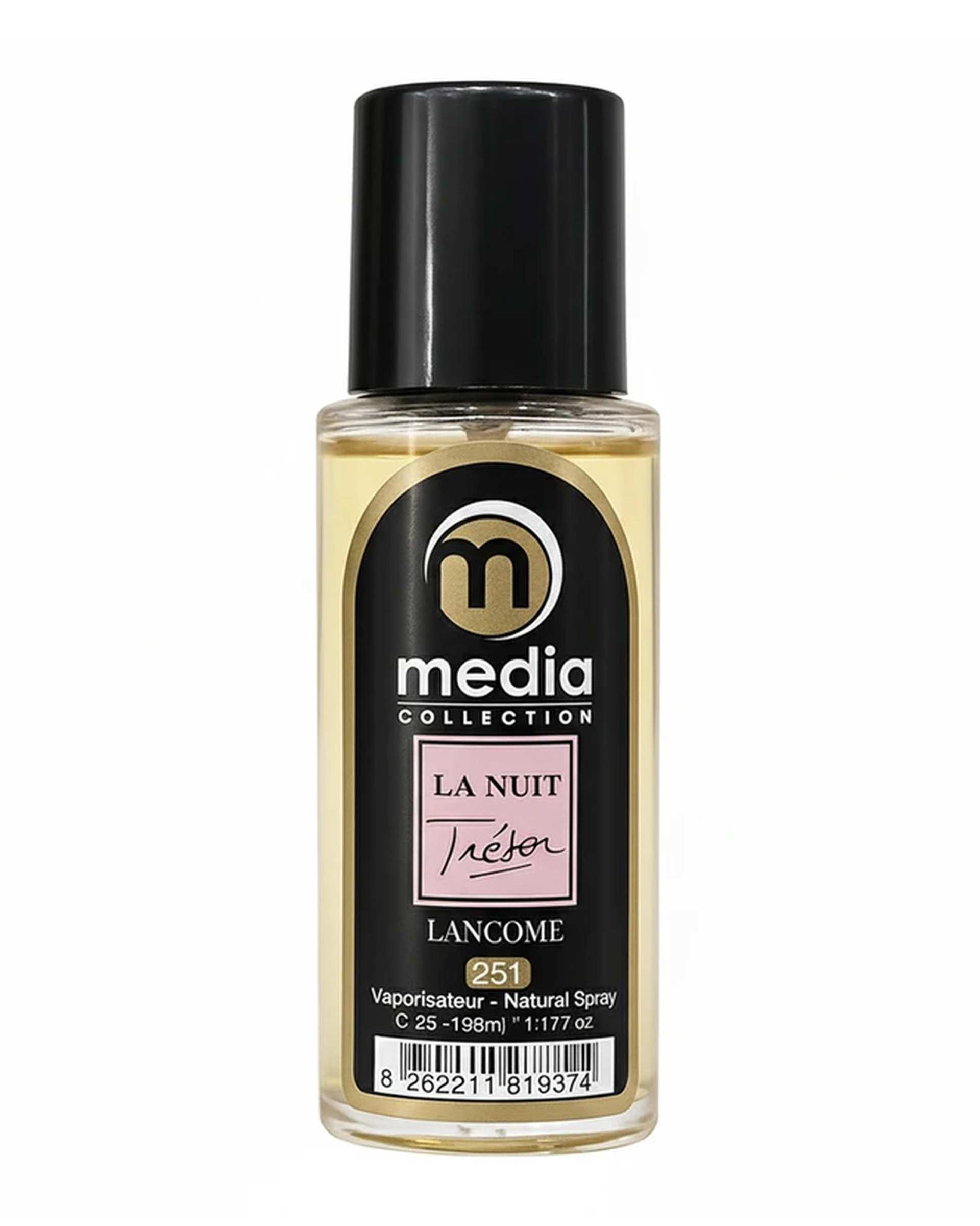 عطر جیبی زنانه مدیا Media مدل لانویت ترزور La Nuit Tresor شماره 251 حجم 35ml