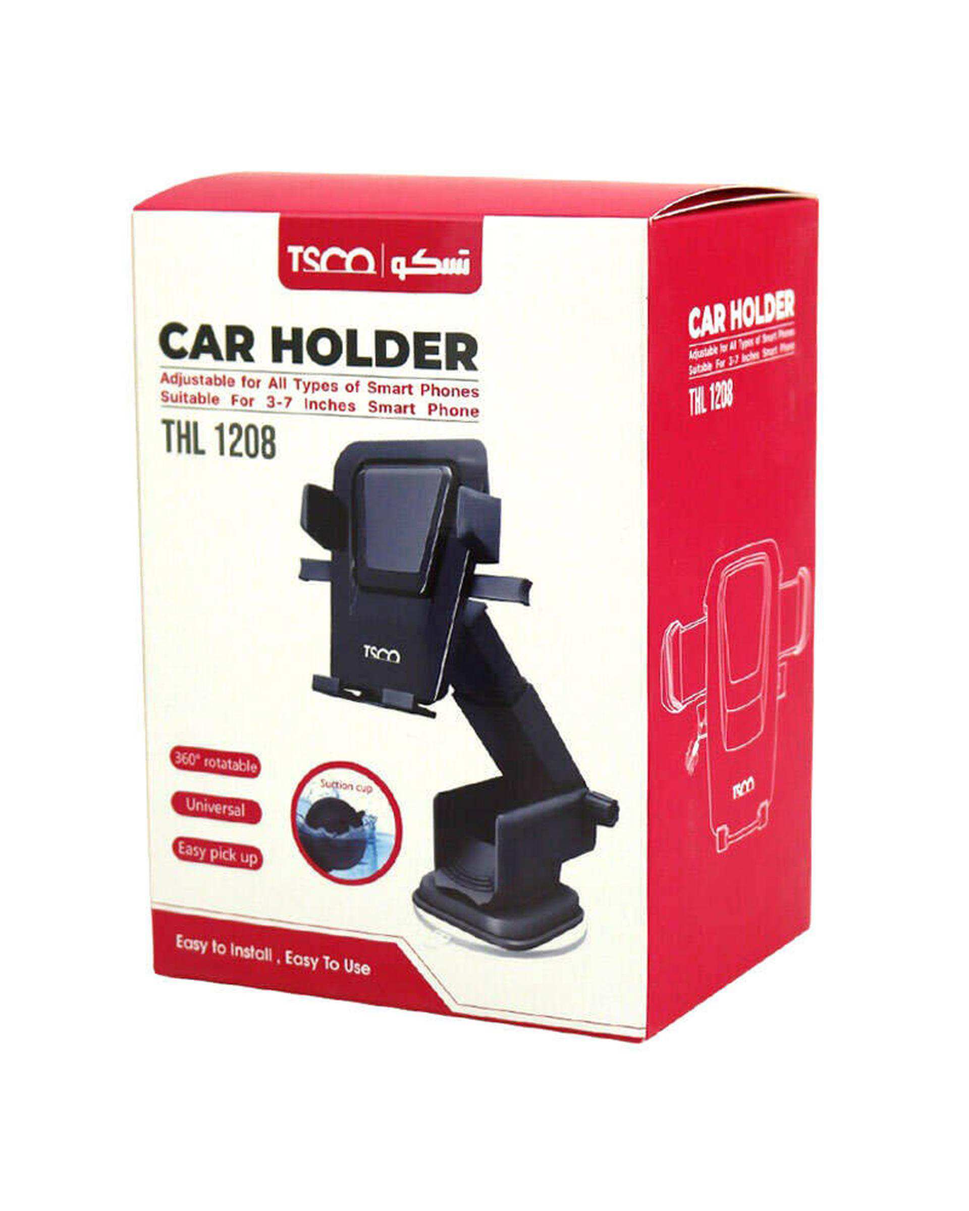 پایه نگهدارنده گوشی موبایل مشکی تسکو Tsco مدل THL 1208